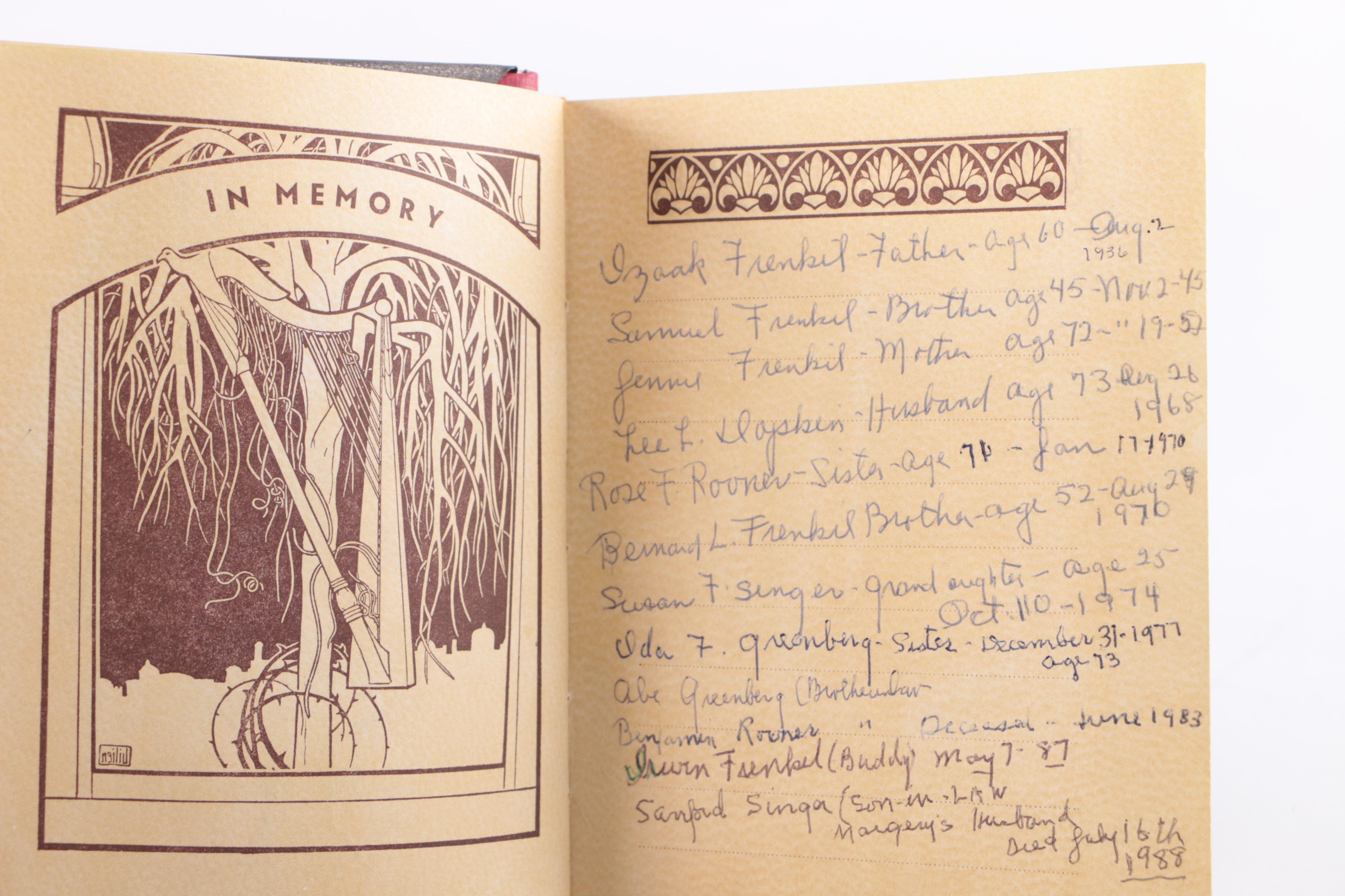 Jewish Religious Books With Brass Covers