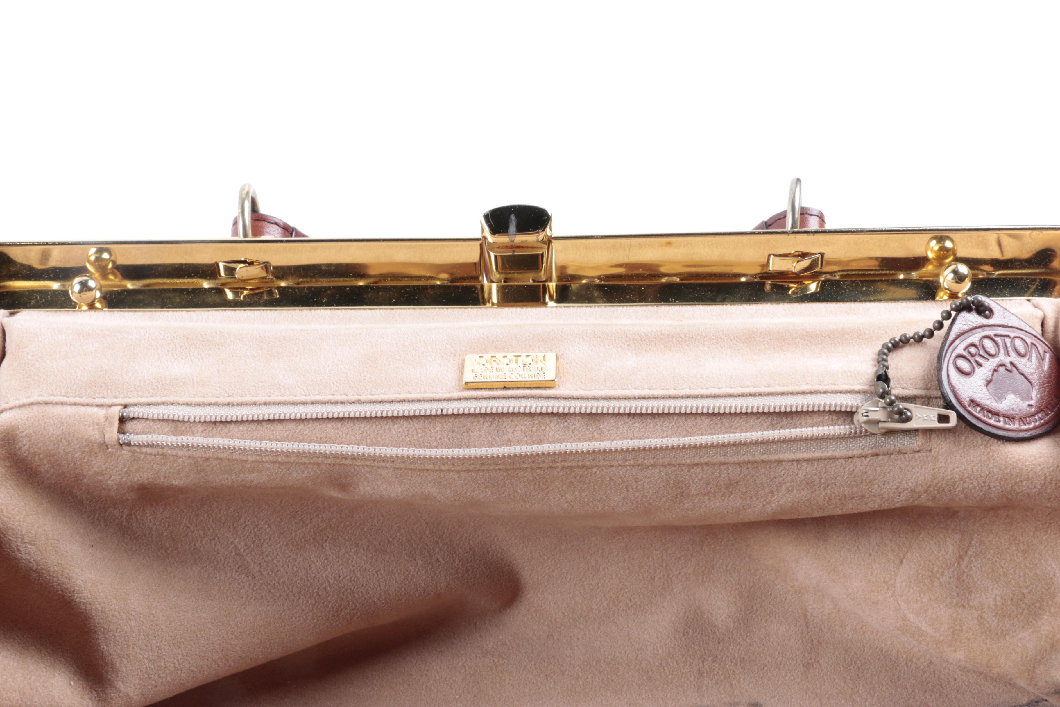 Oroton Cowhide Doctor Style Bag