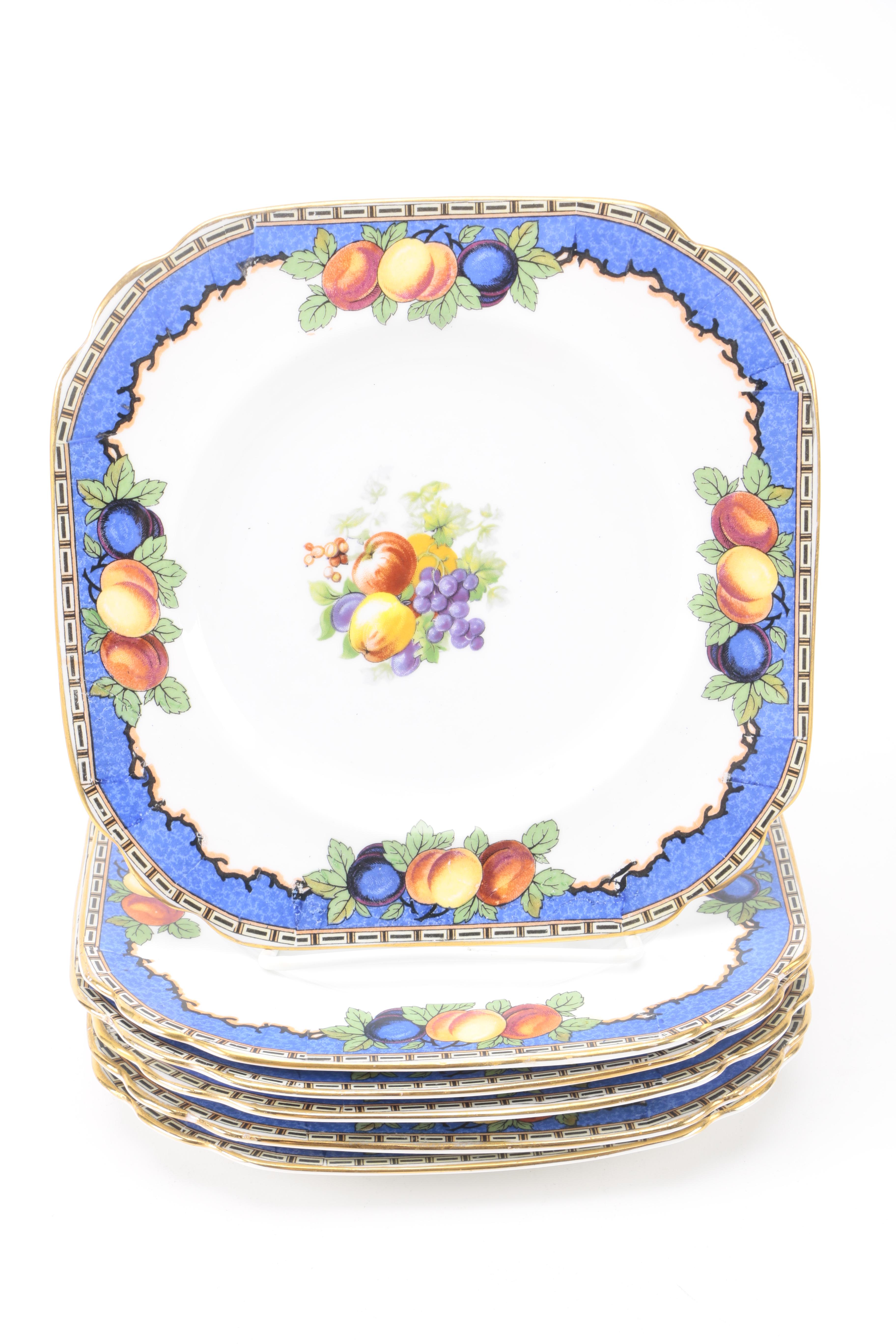 Grosvenor China and Jackson & Gosling "Old English" Luncheon Set for Six