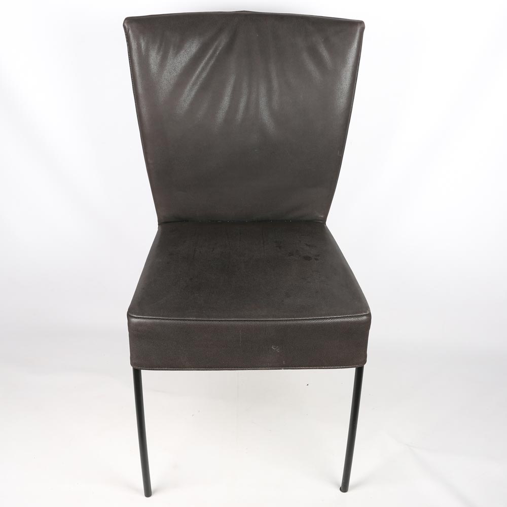 Roche Bobois Leather Dining Chairs