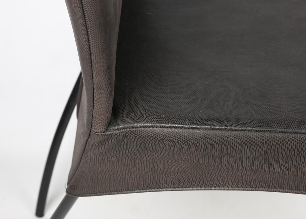 Roche Bobois Leather Dining Chairs