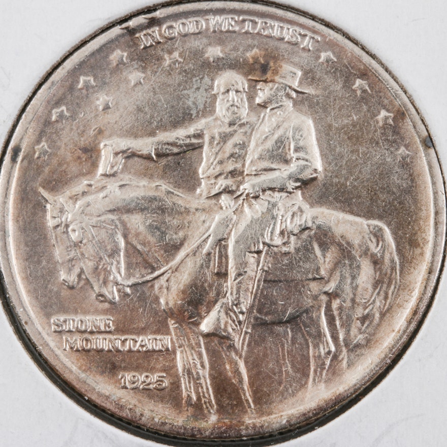 1925 Stone Mountain Silver Commemorative Half Dollar