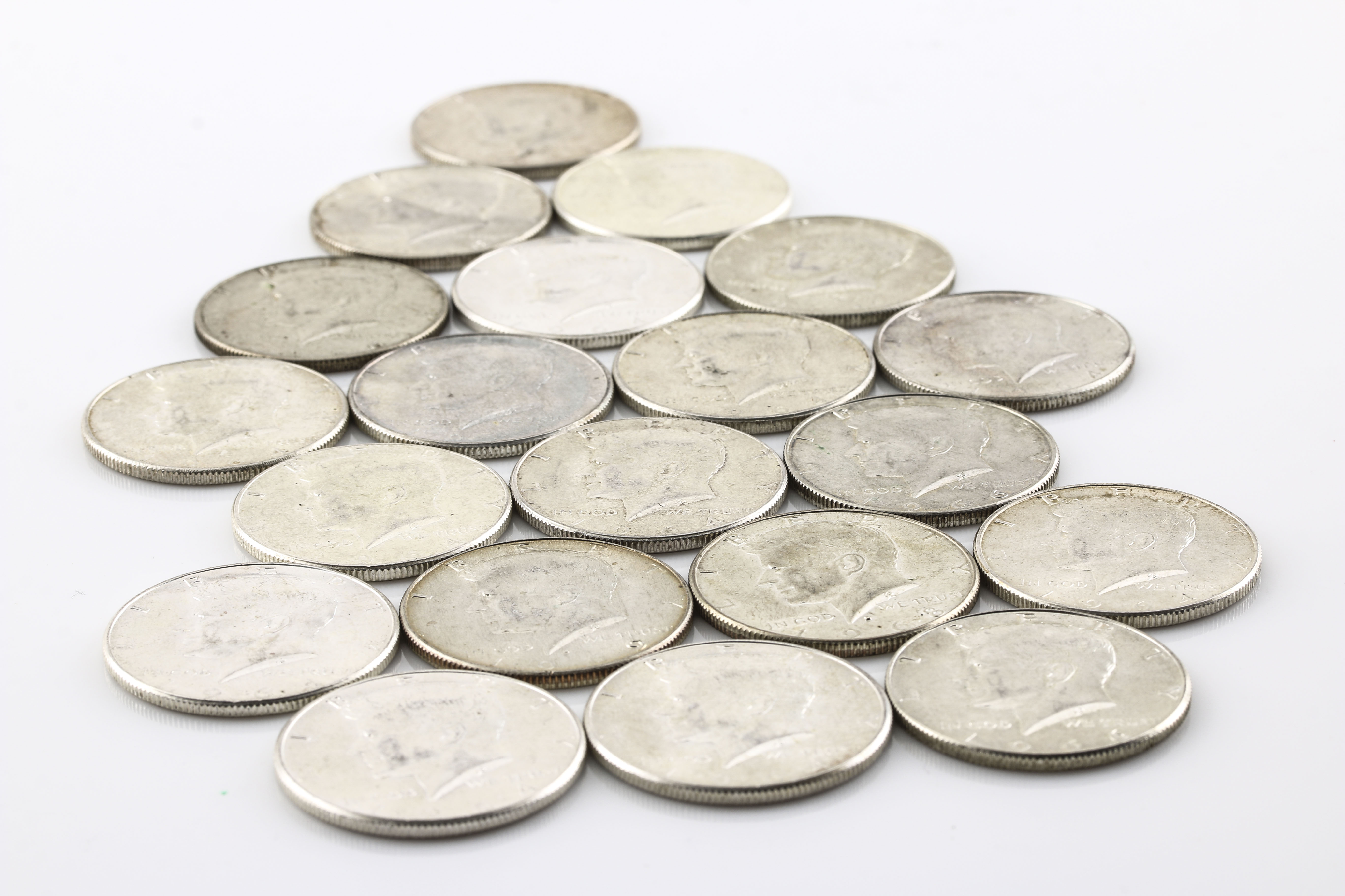 Group of Twenty 1964 JFK Silver Half Dollars
