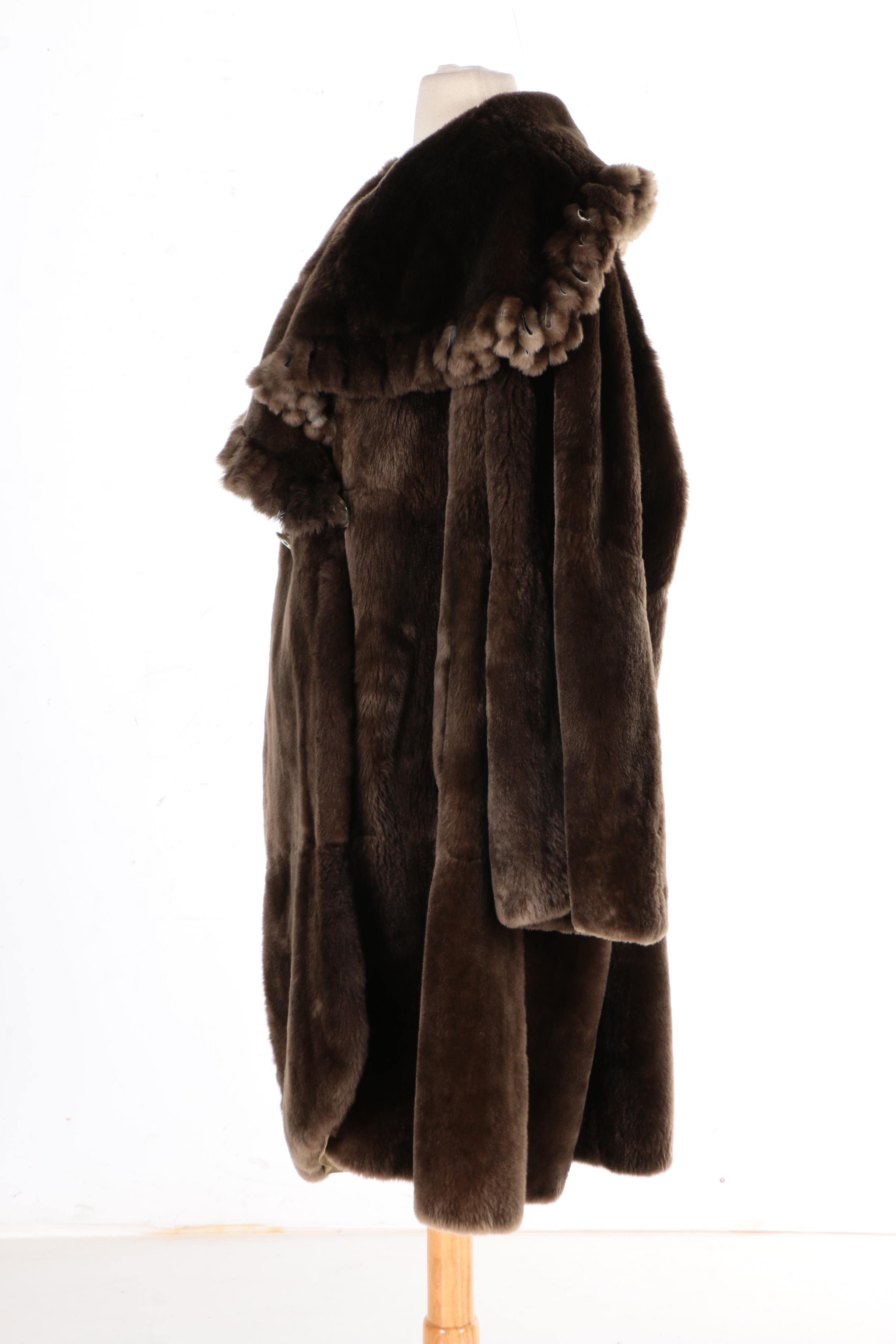 Reversible Sheared Beaver Coat