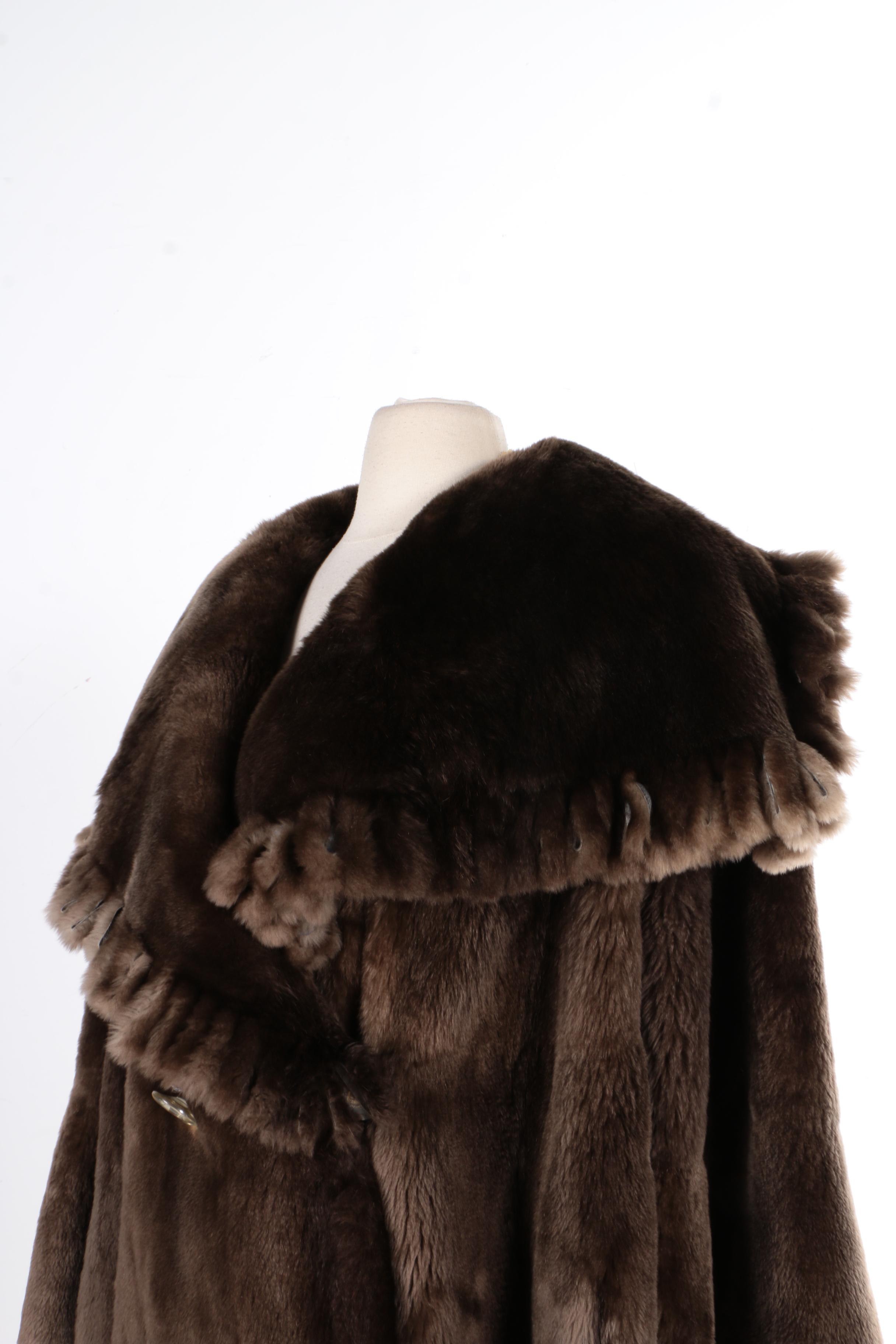 Reversible Sheared Beaver Coat