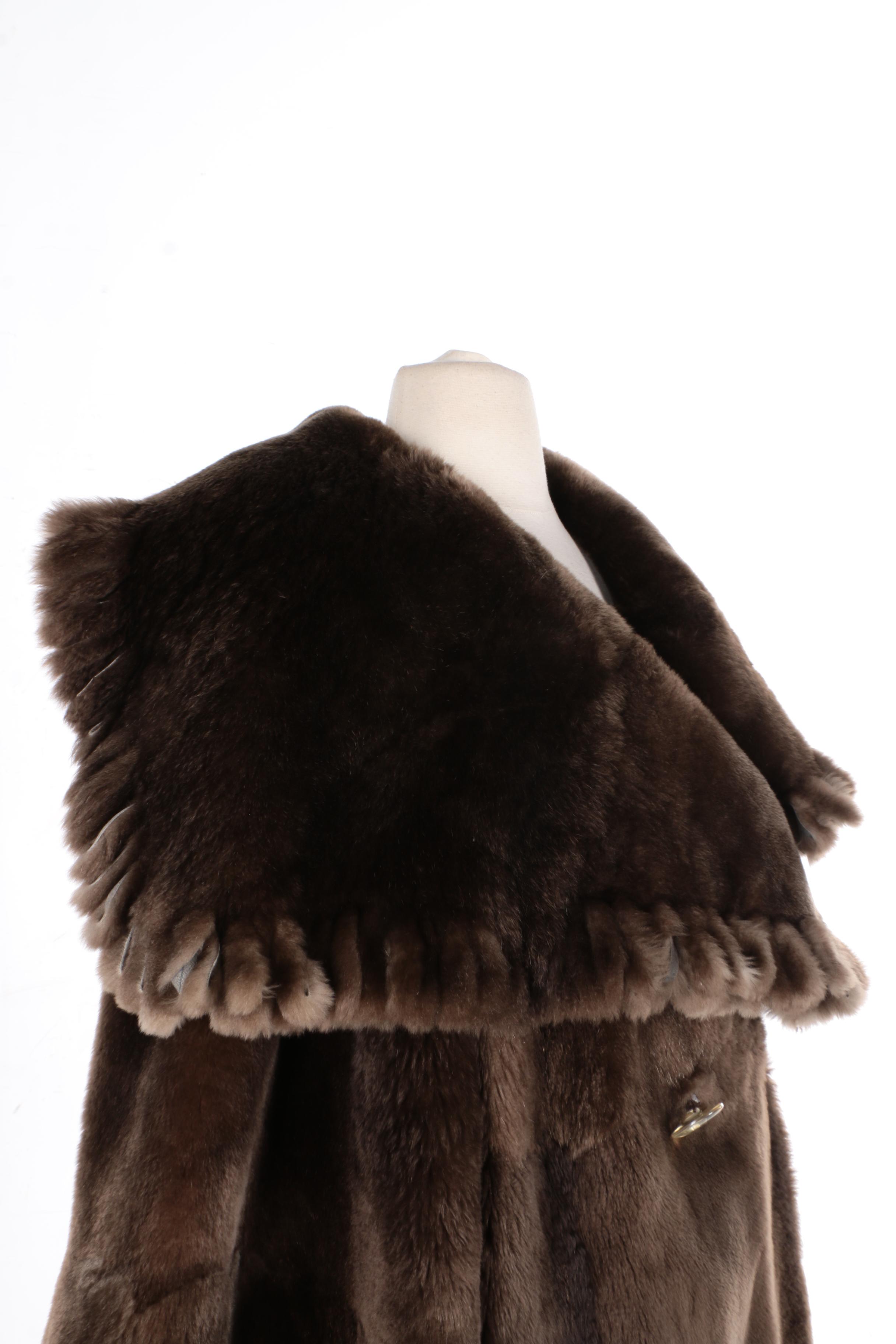 Reversible Sheared Beaver Coat