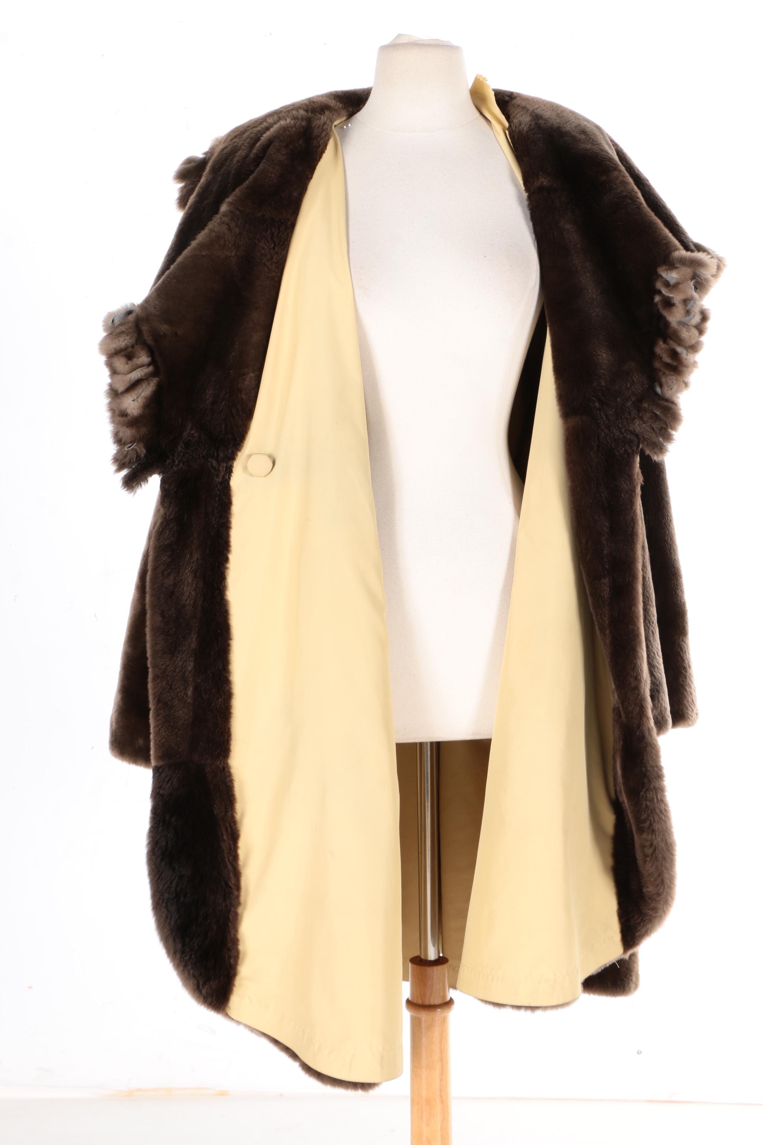 Reversible Sheared Beaver Coat