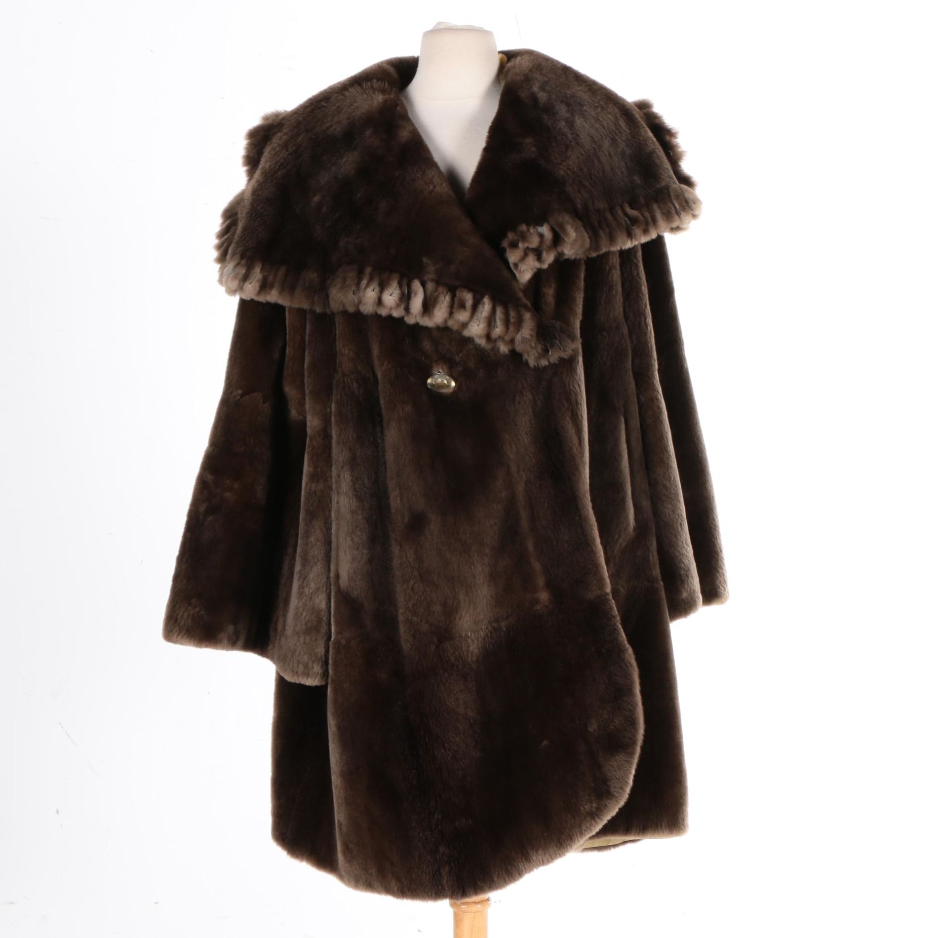 Reversible Sheared Beaver Coat