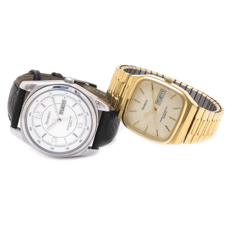 Armitron Gold and Silver Tone Wristwatches