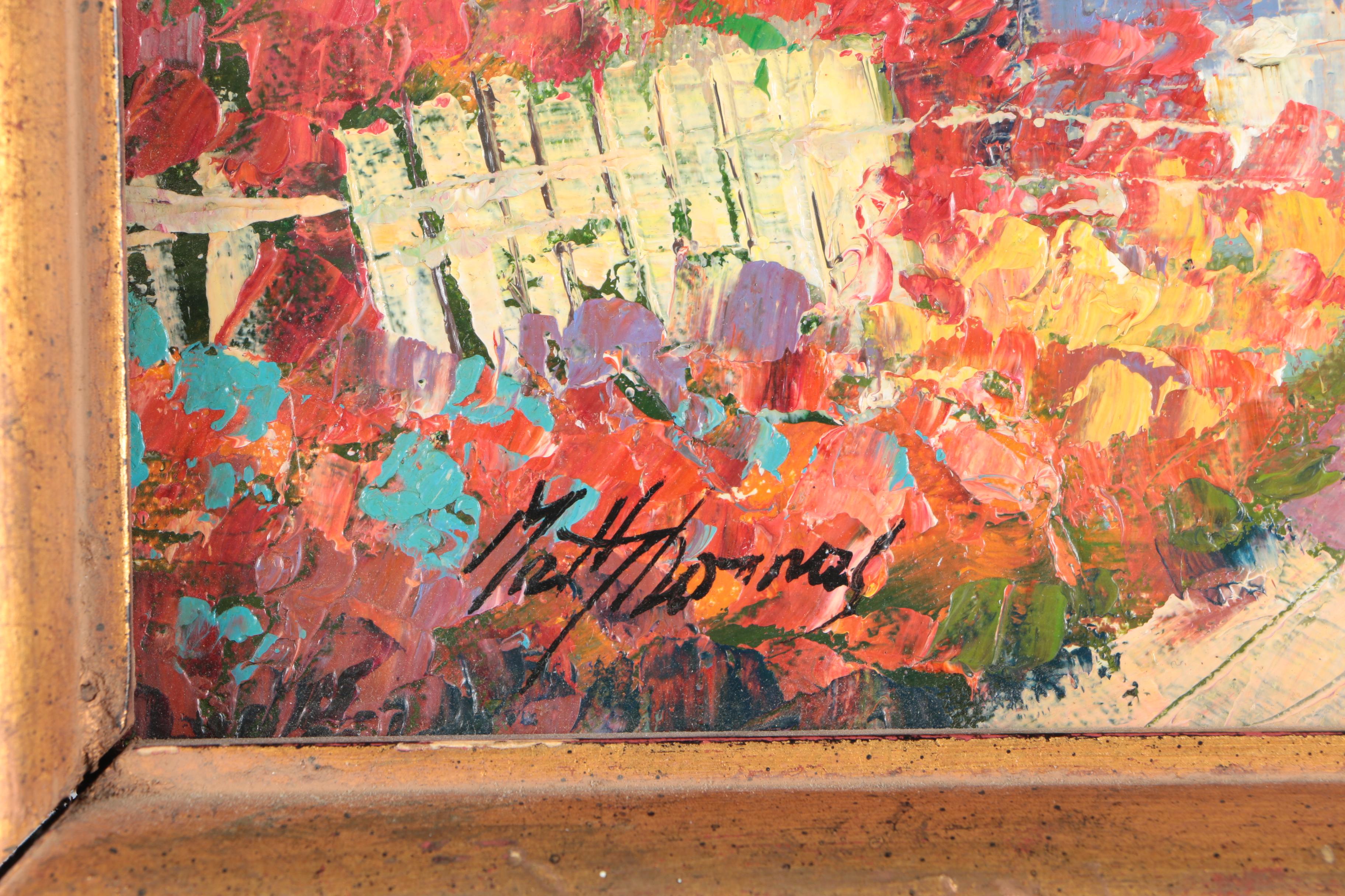 Oil Painting on Canvas of Coastal Scene