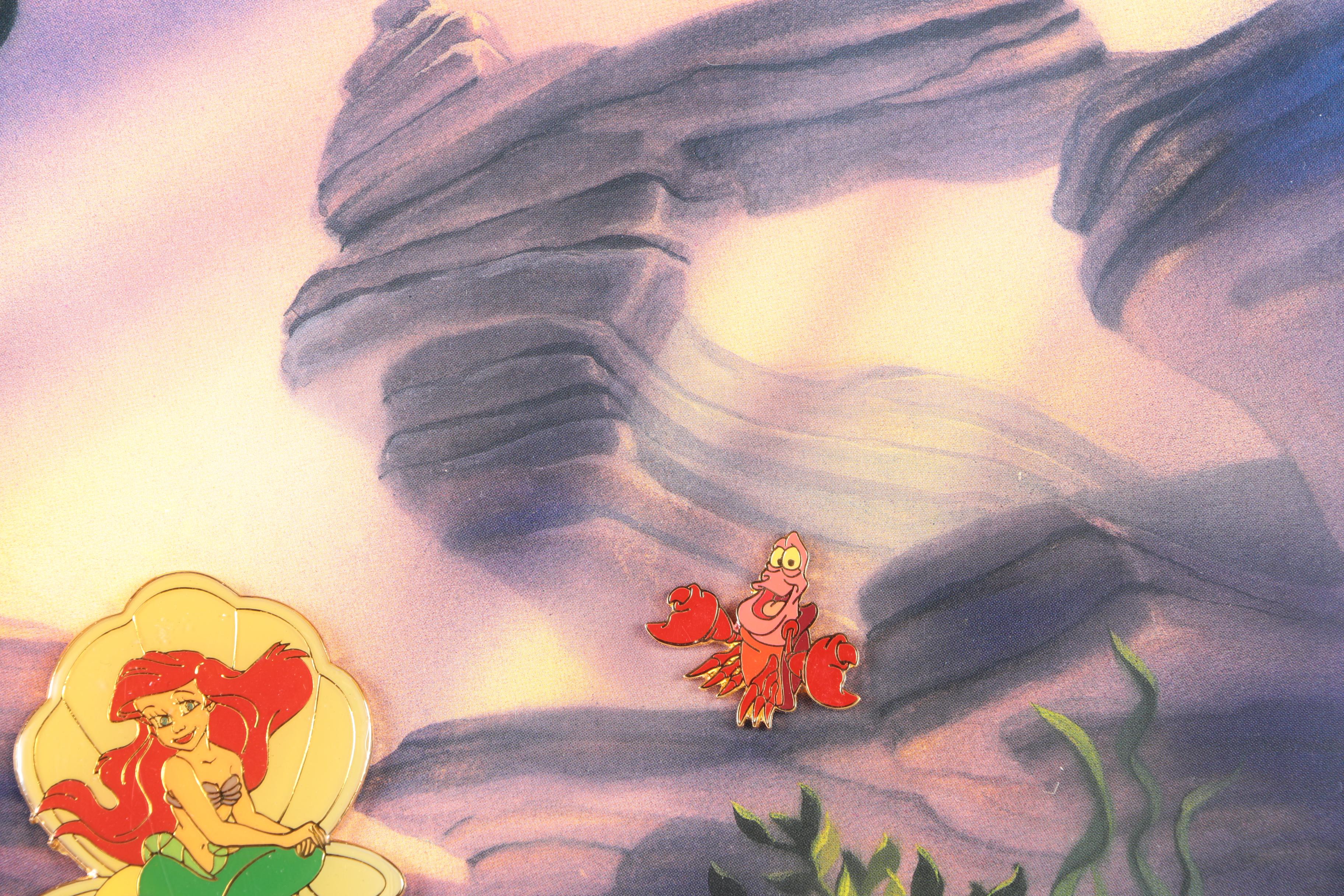 Limited Edition  "The Little Mermaid" Tenth Anniversary Pin Collection