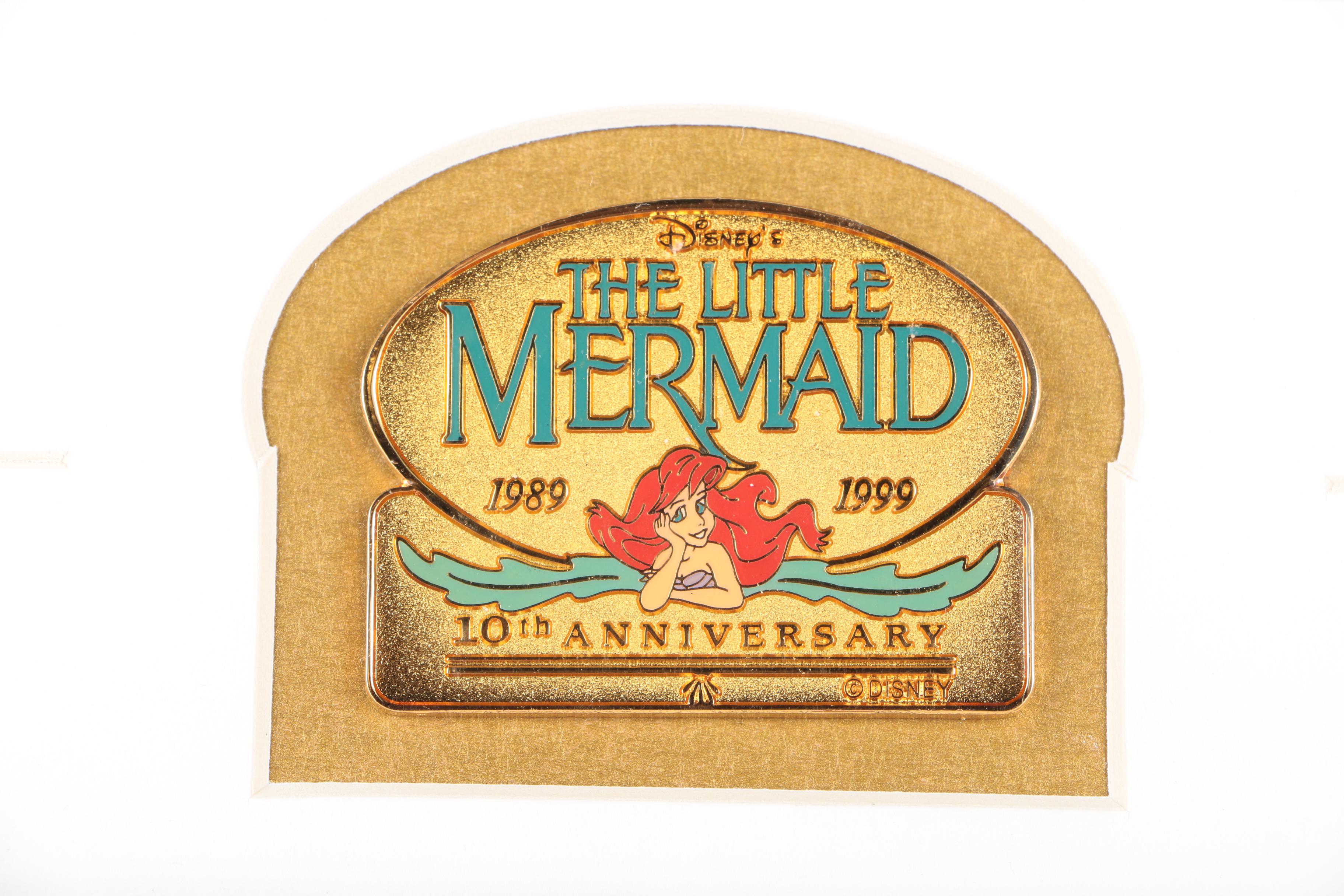 Limited Edition  "The Little Mermaid" Tenth Anniversary Pin Collection