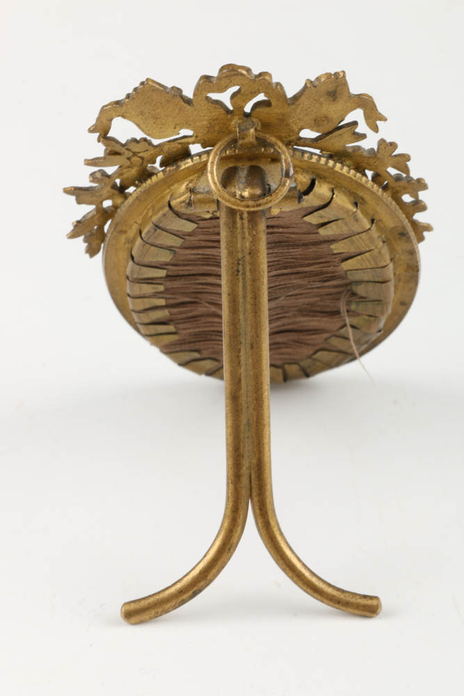 19th - Century French Enameled  Miniature Portrait