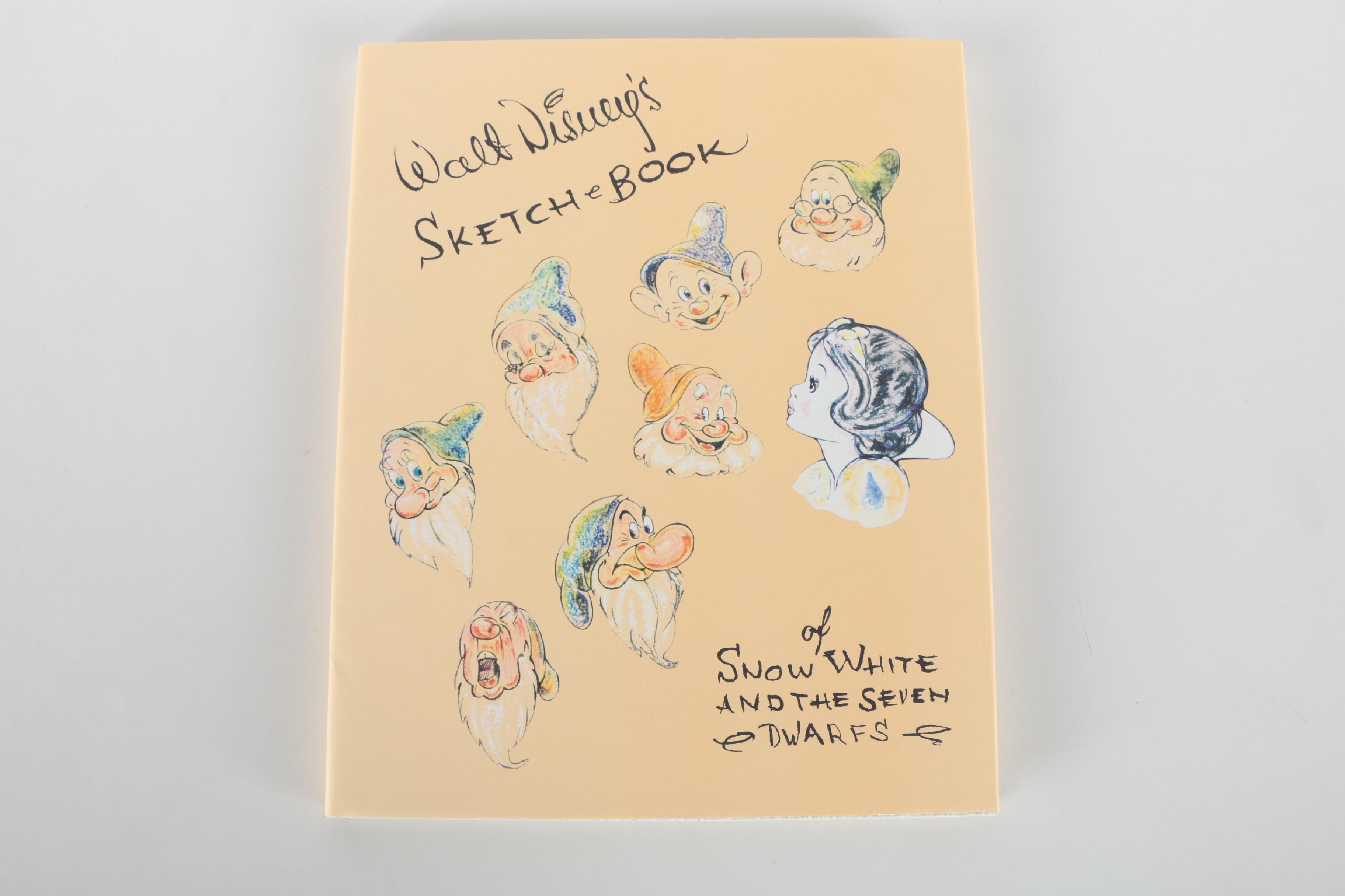 Limited Gold Edition of "Walt Disney's Sketch Book of Snow White and the Seven Dwarves"