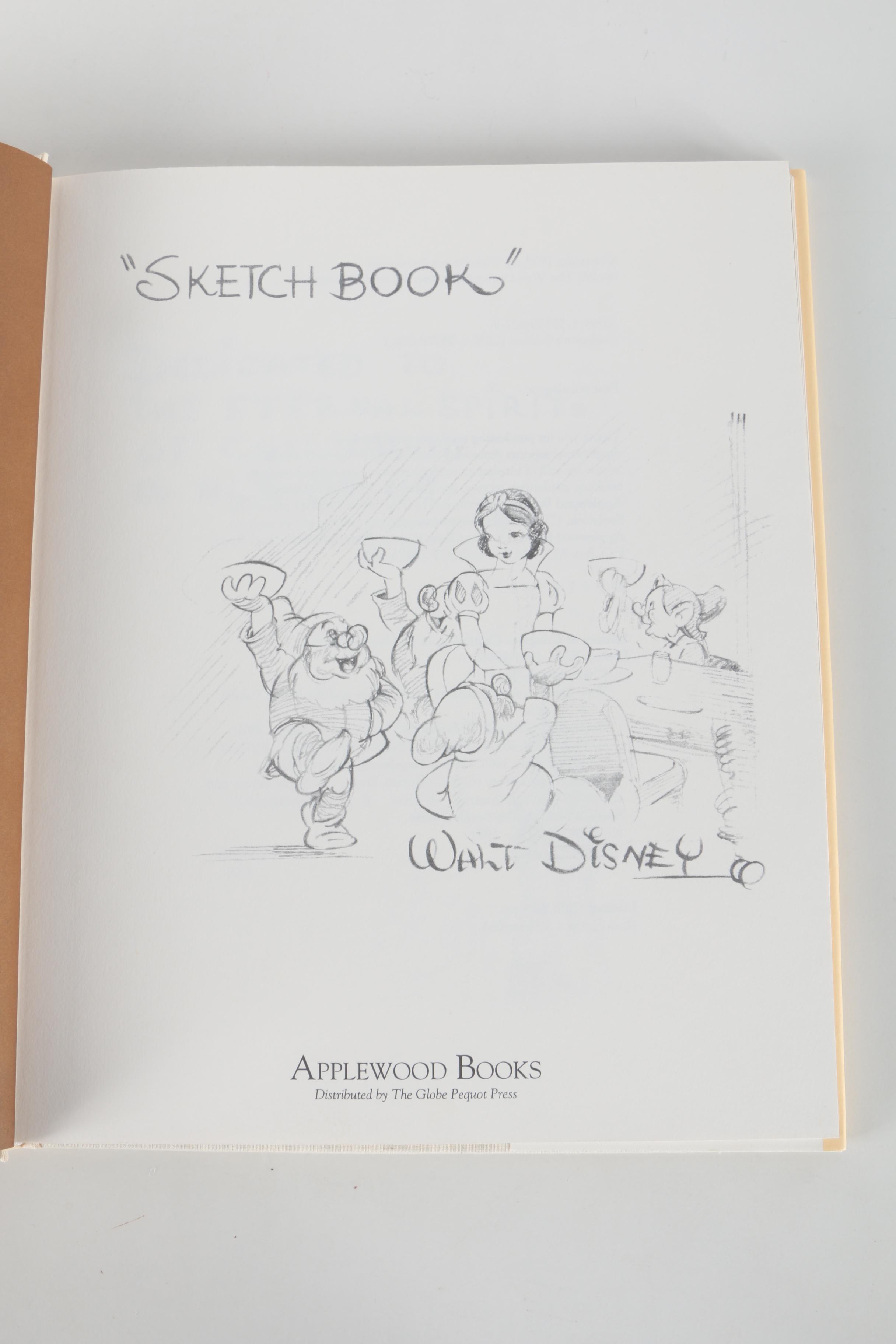 Limited Gold Edition of "Walt Disney's Sketch Book of Snow White and the Seven Dwarves"