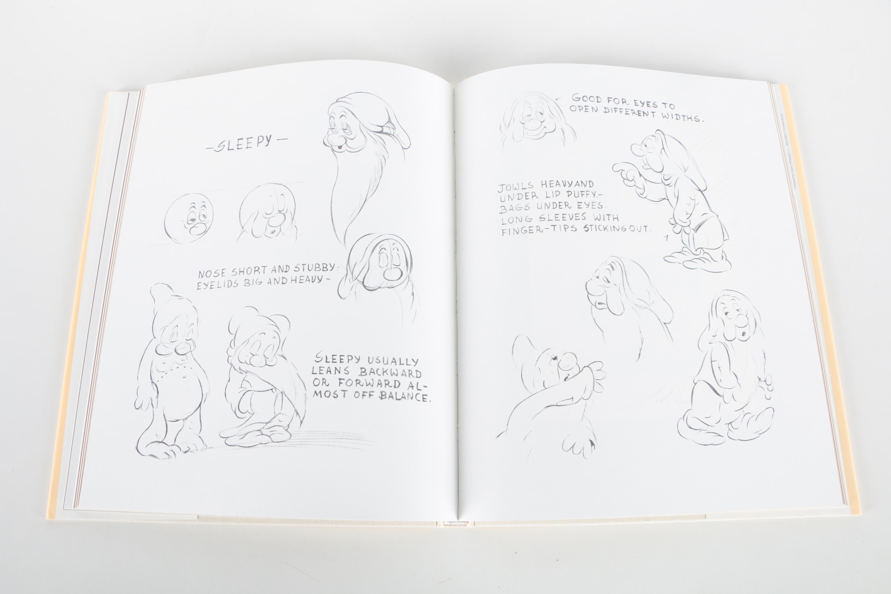 Limited Gold Edition of "Walt Disney's Sketch Book of Snow White and the Seven Dwarves"