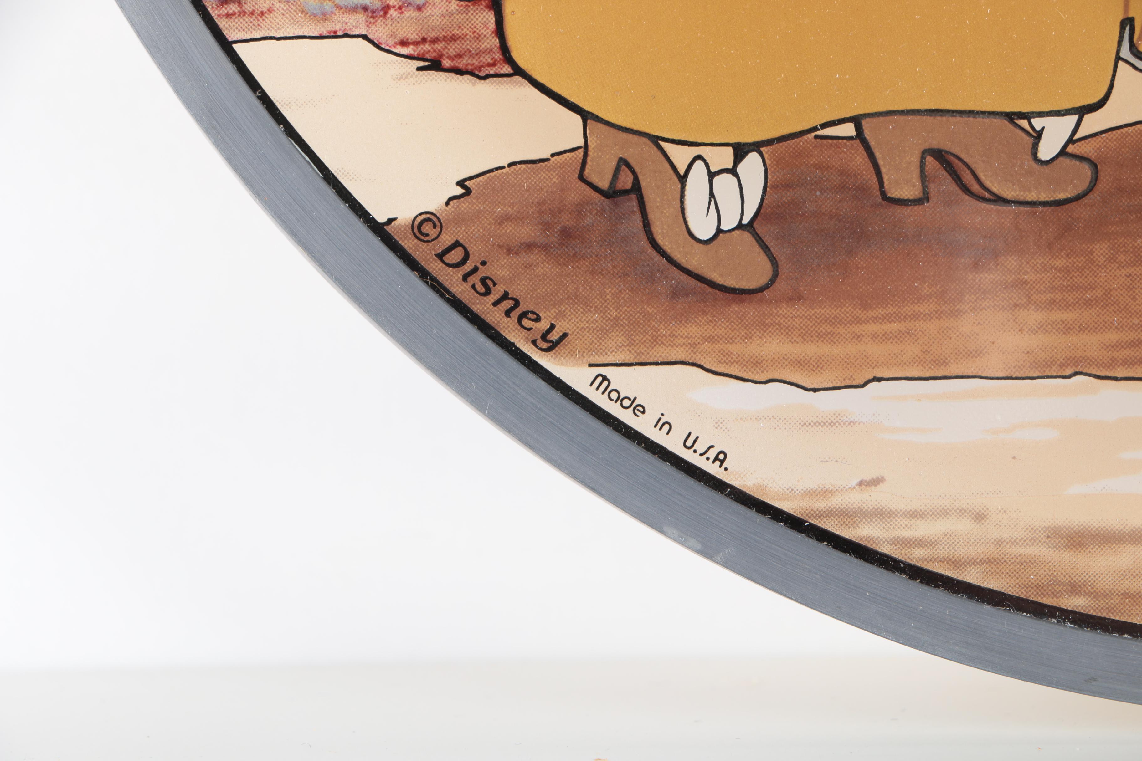 Two Limited Edition Disney Stained Glass Panes