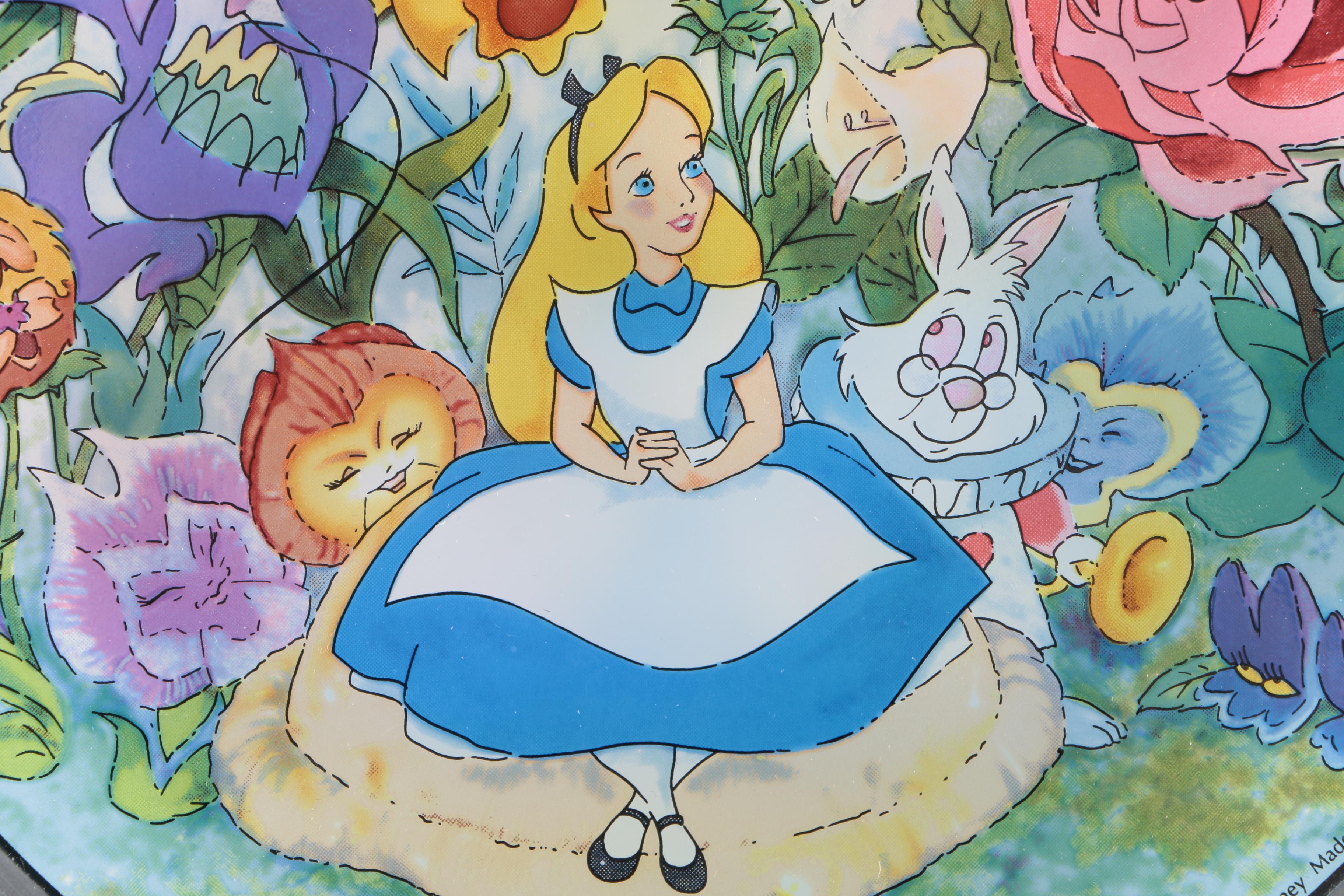 Two Limited Edition Disney Stained Glass Panes