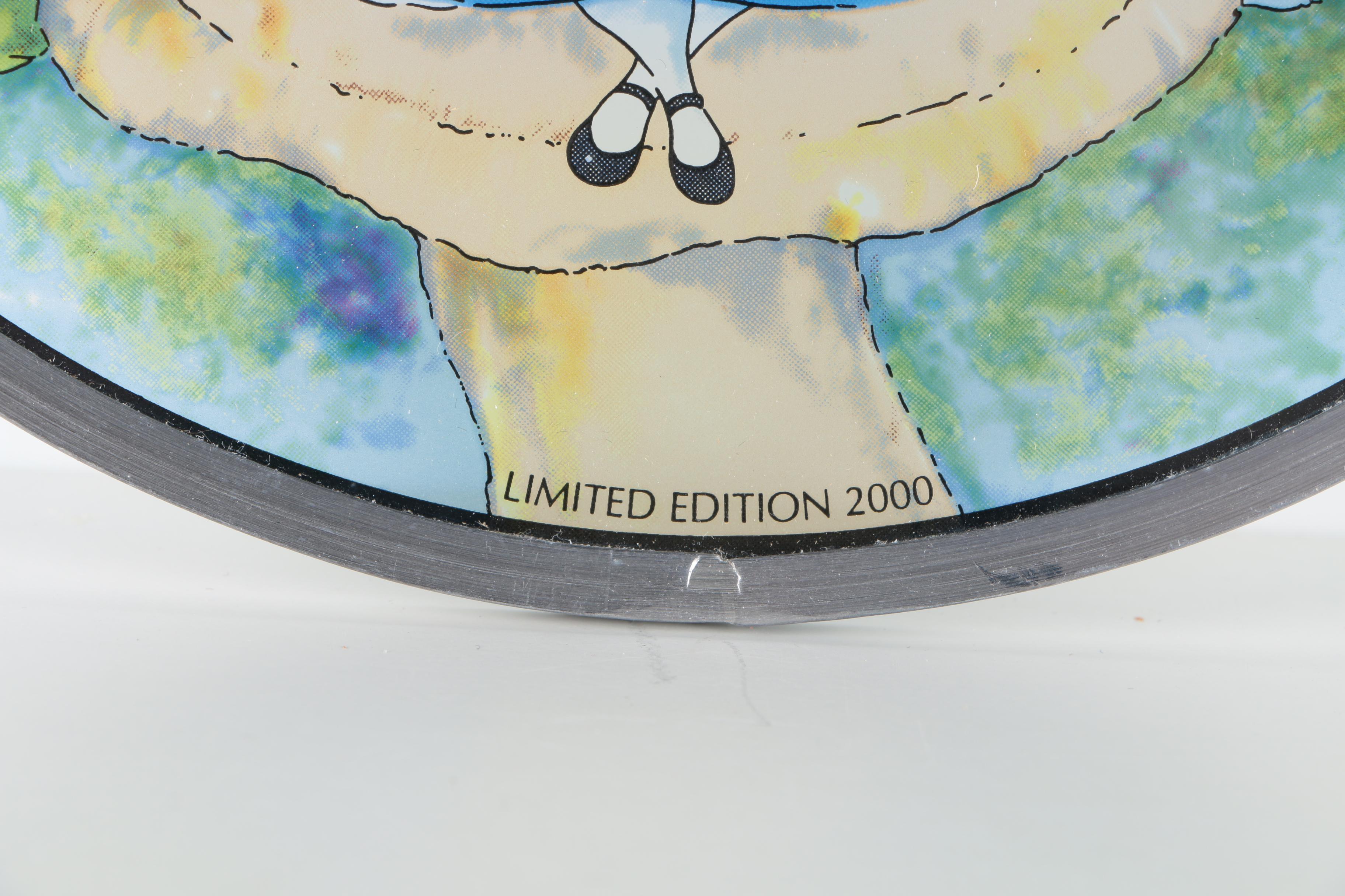 Two Limited Edition Disney Stained Glass Panes