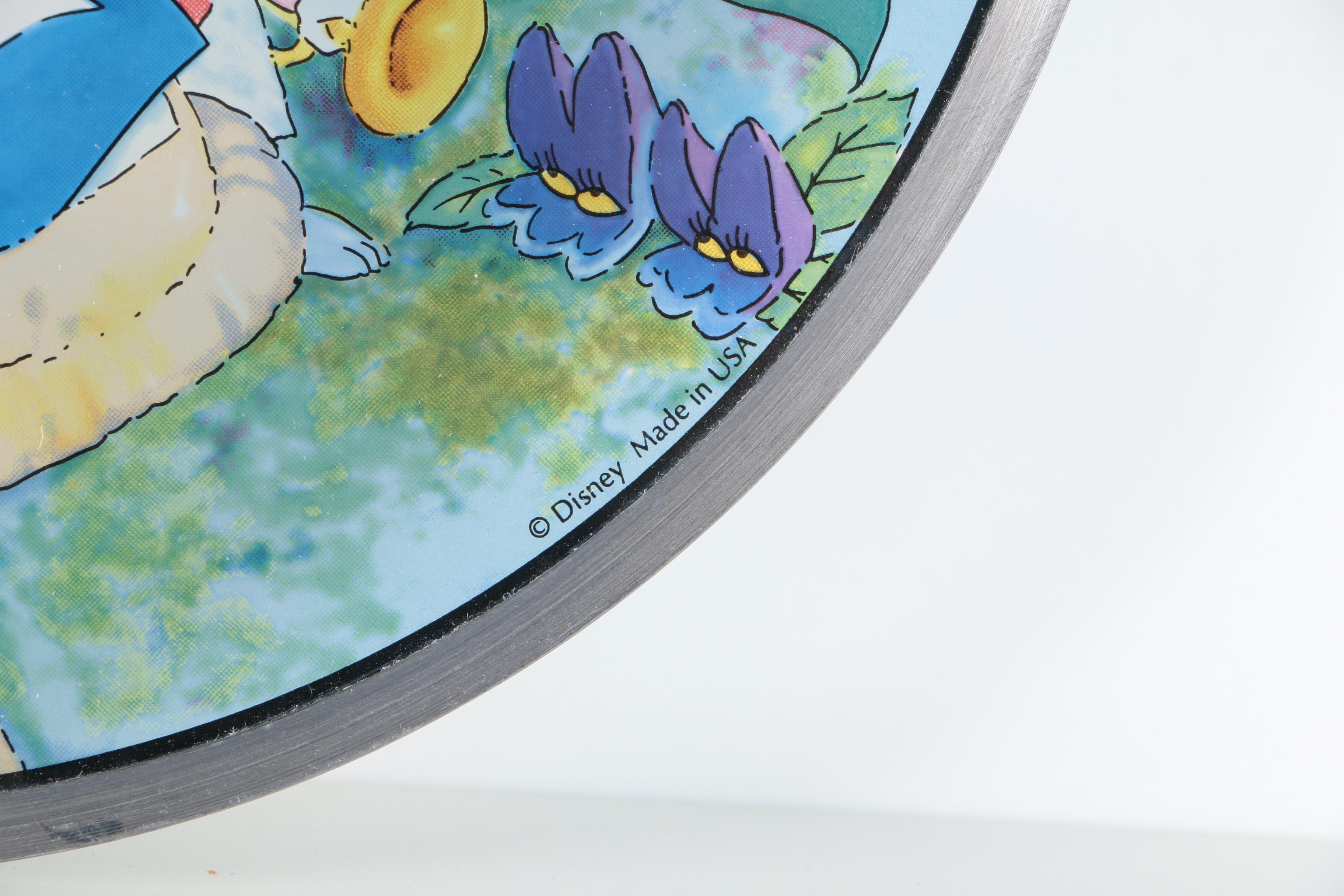 Two Limited Edition Disney Stained Glass Panes