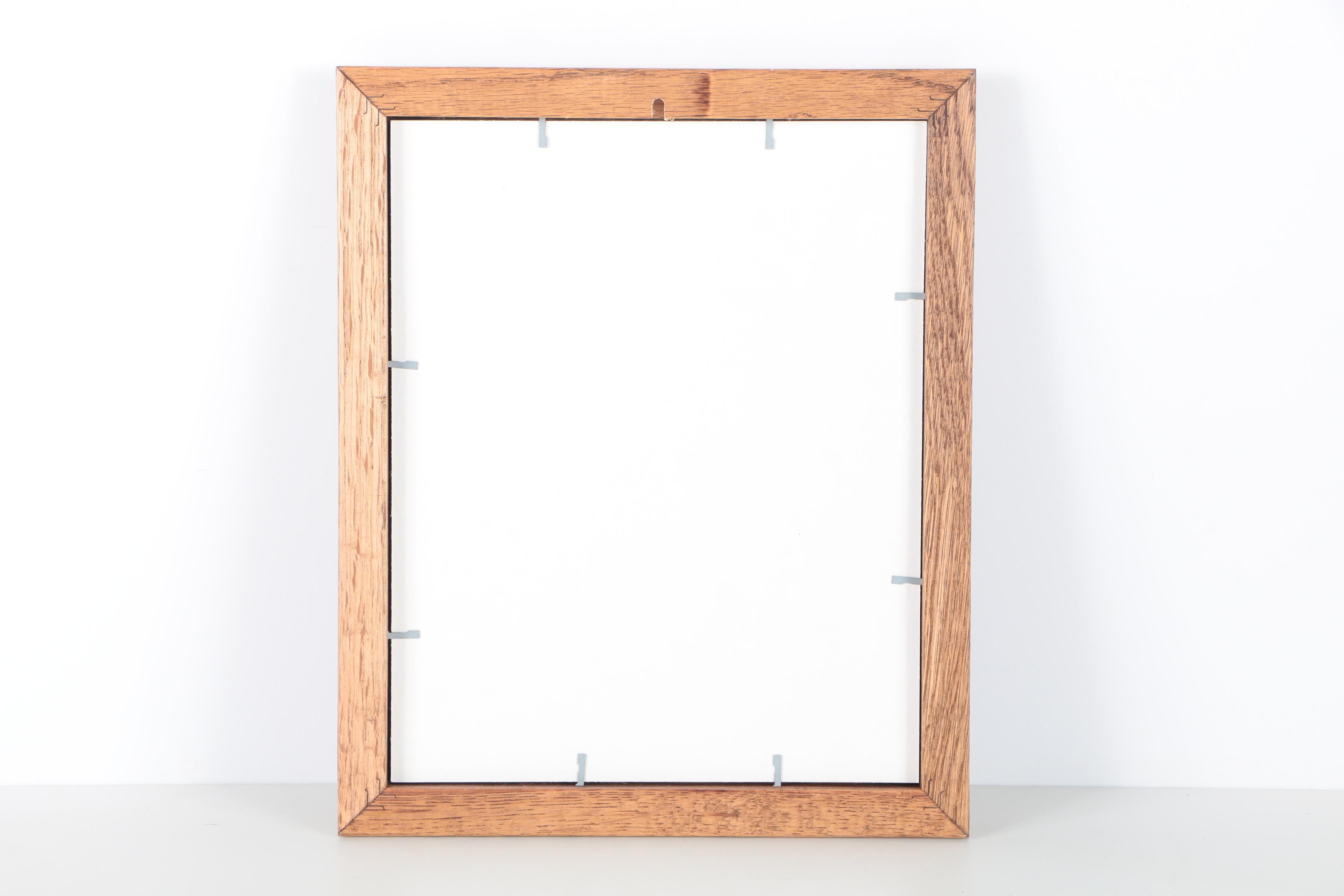 Offset Lithograph on Paper of Mickey Mouse With a Walt Disney Stamp