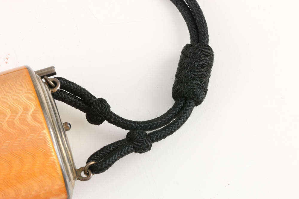 Early 20th Century Sterling Silver Minaudiere with Tassel