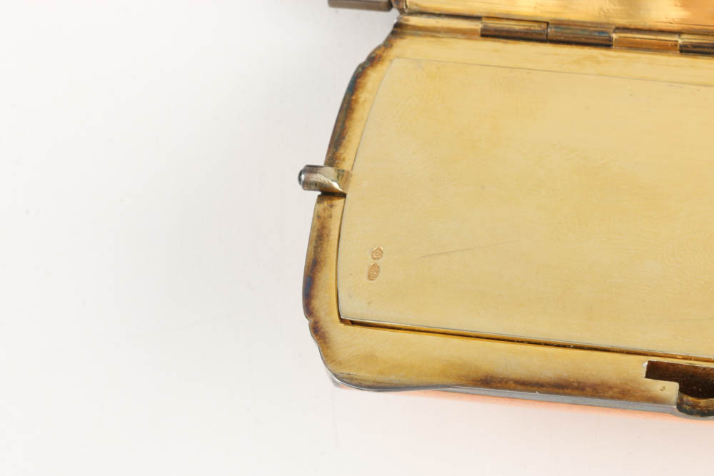 Early 20th Century Sterling Silver Minaudiere with Tassel