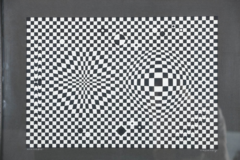 Victor Vasarely Limited Edition Serigraph on Paper "Vega"