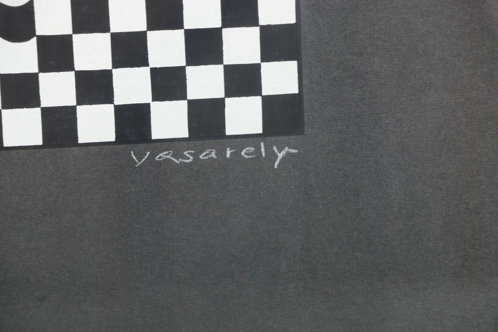 Victor Vasarely Limited Edition Serigraph on Paper "Vega"