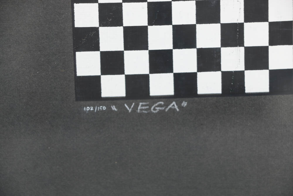 Victor Vasarely Limited Edition Serigraph on Paper "Vega"