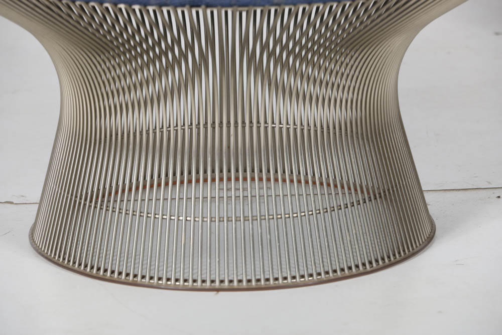 Warren Platner Lounge Chair and Ottoman for Knoll Furniture
