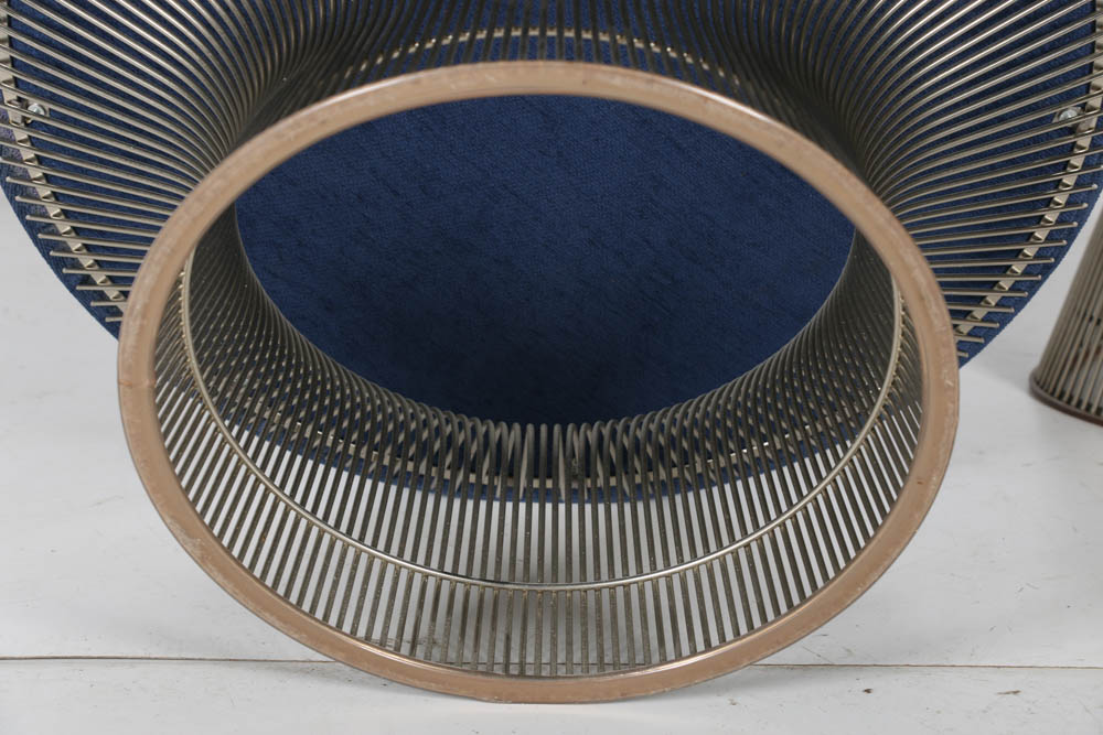 Warren Platner Lounge Chair and Ottoman for Knoll Furniture