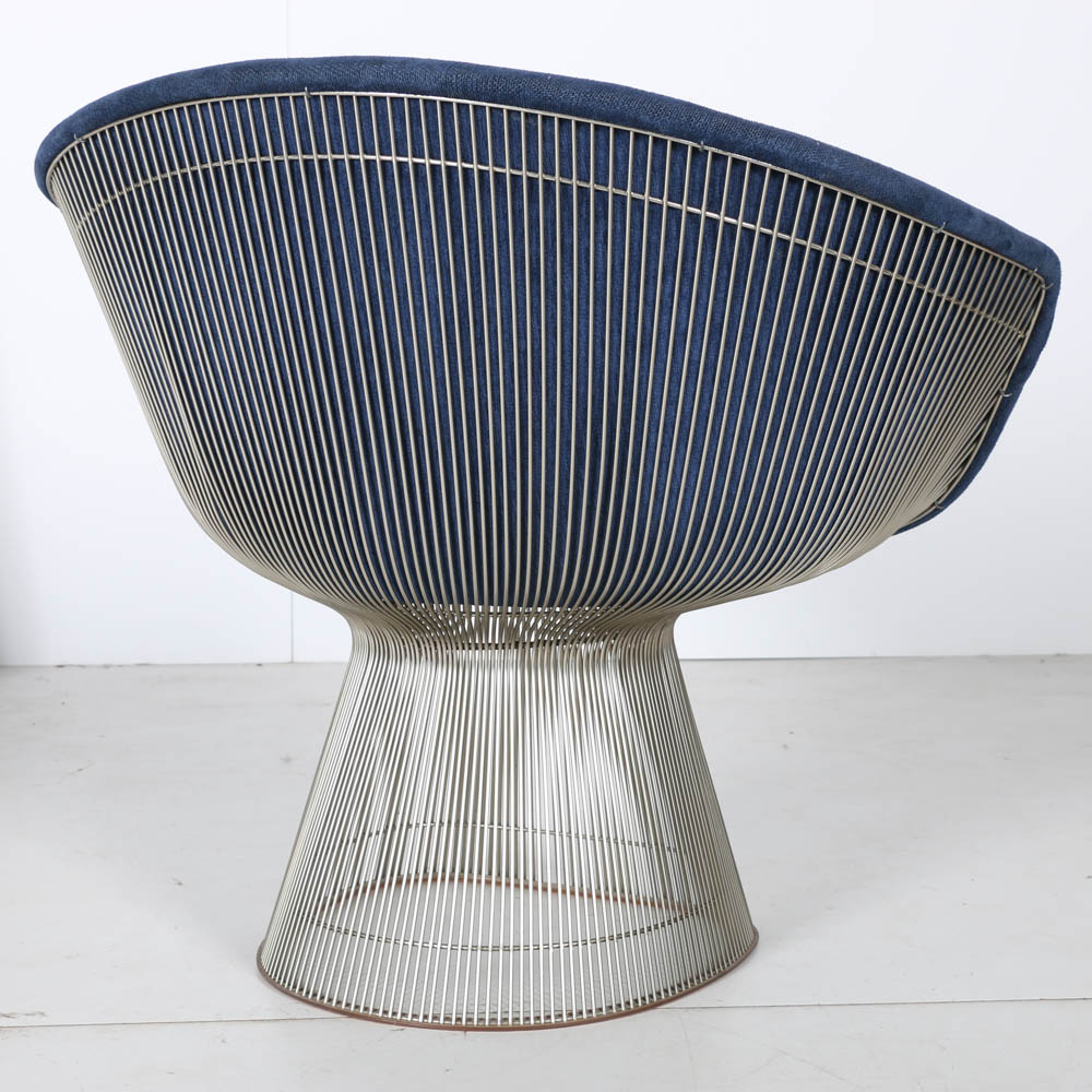 Warren Platner Lounge Chair and Ottoman for Knoll Furniture
