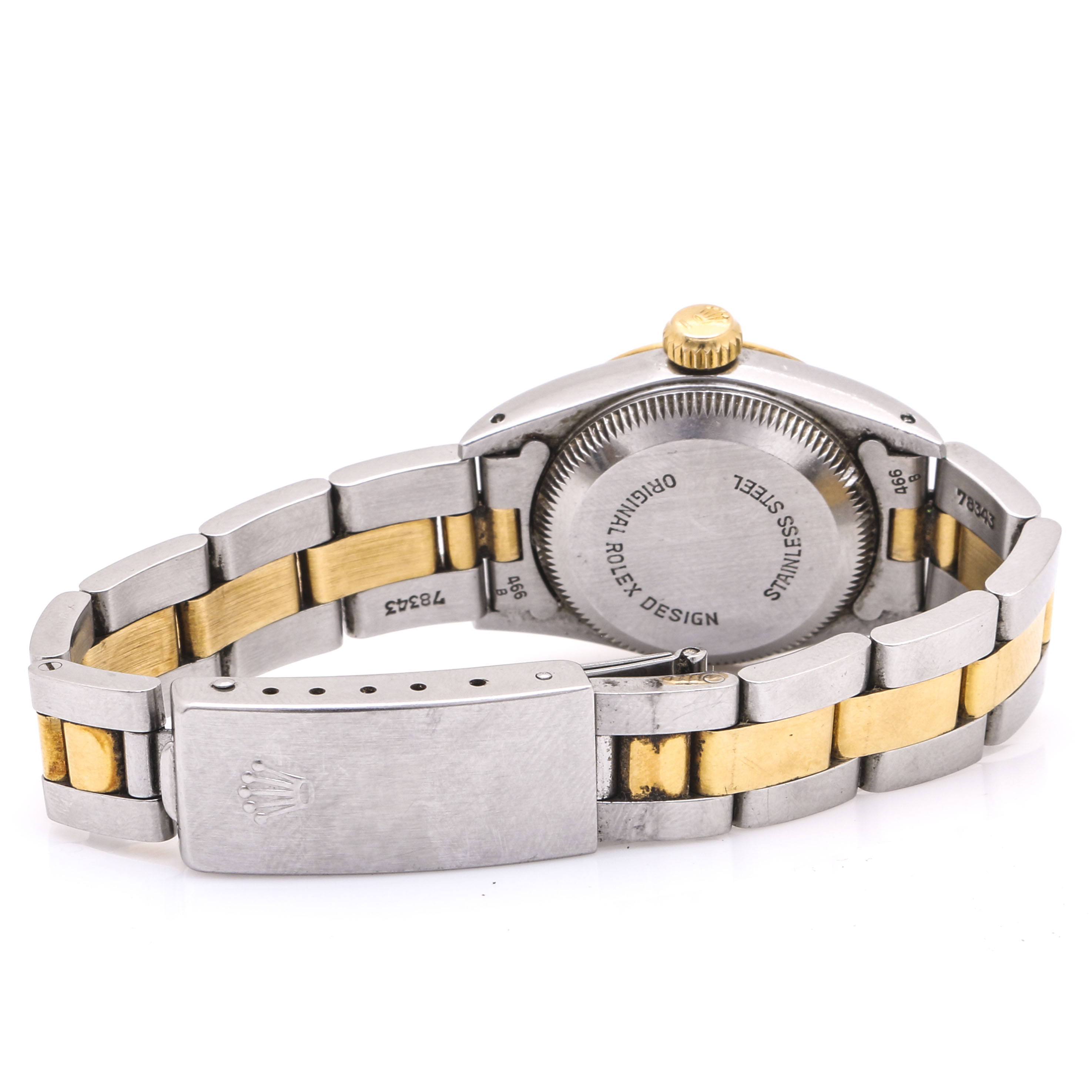 Rolex Oyster Perpetual 18K Yellow Gold and Stainless Steel Watch