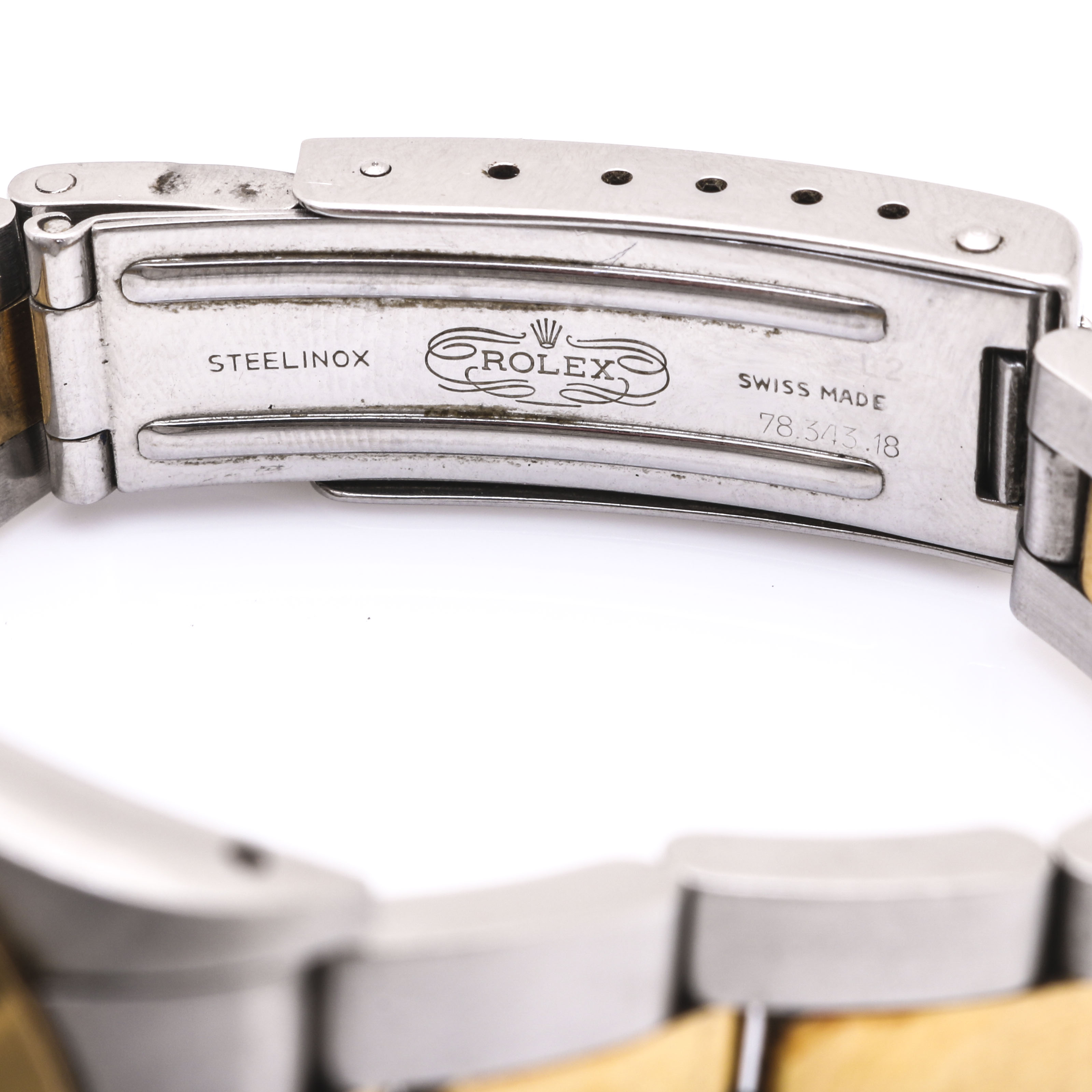 Rolex Oyster Perpetual 18K Yellow Gold and Stainless Steel Watch