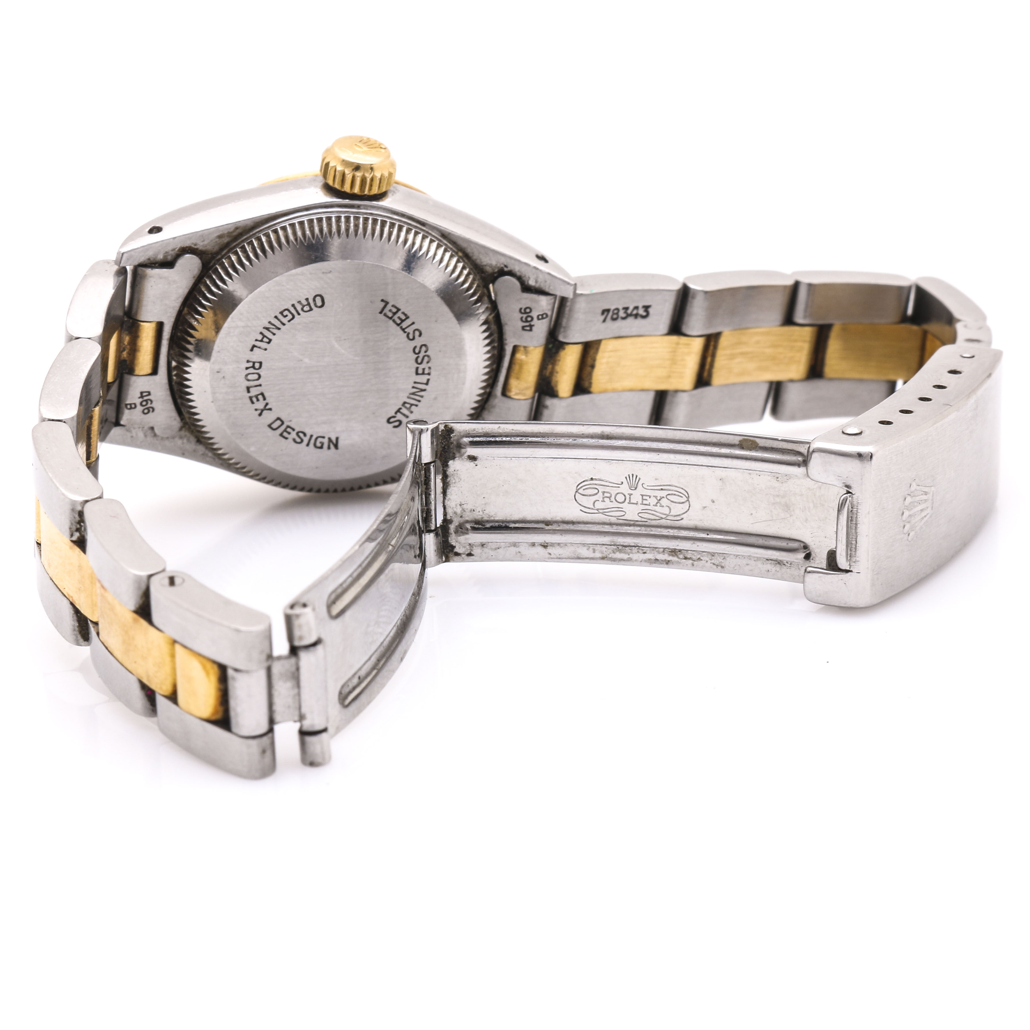 Rolex Oyster Perpetual 18K Yellow Gold and Stainless Steel Watch