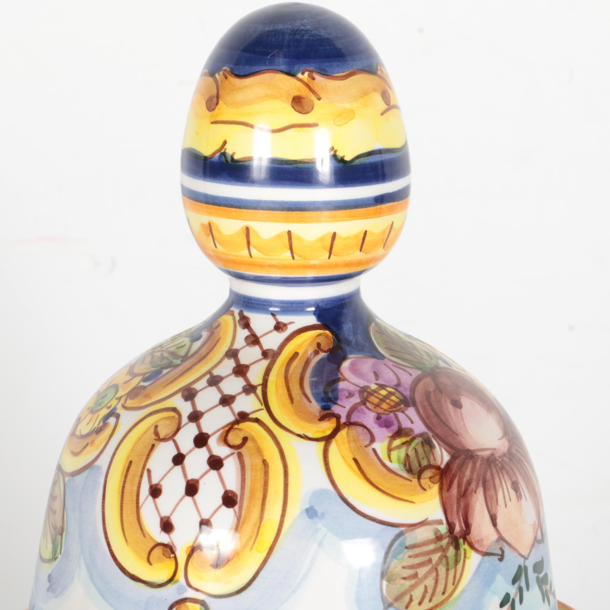 Catalina Alcaide Hand-Painted Spanish Urn