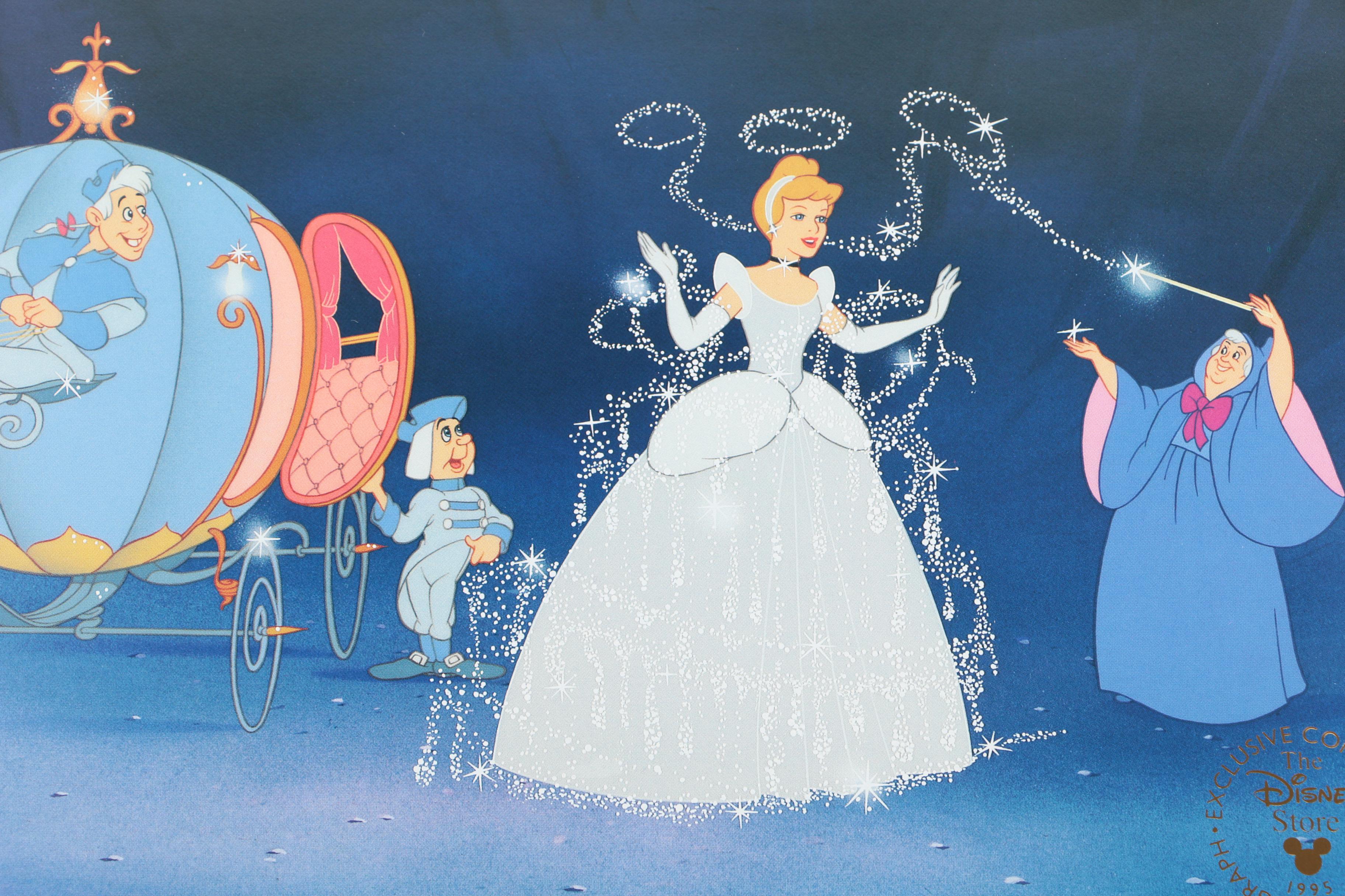 Offset Lithographs on Paper of Disney Movie Stills