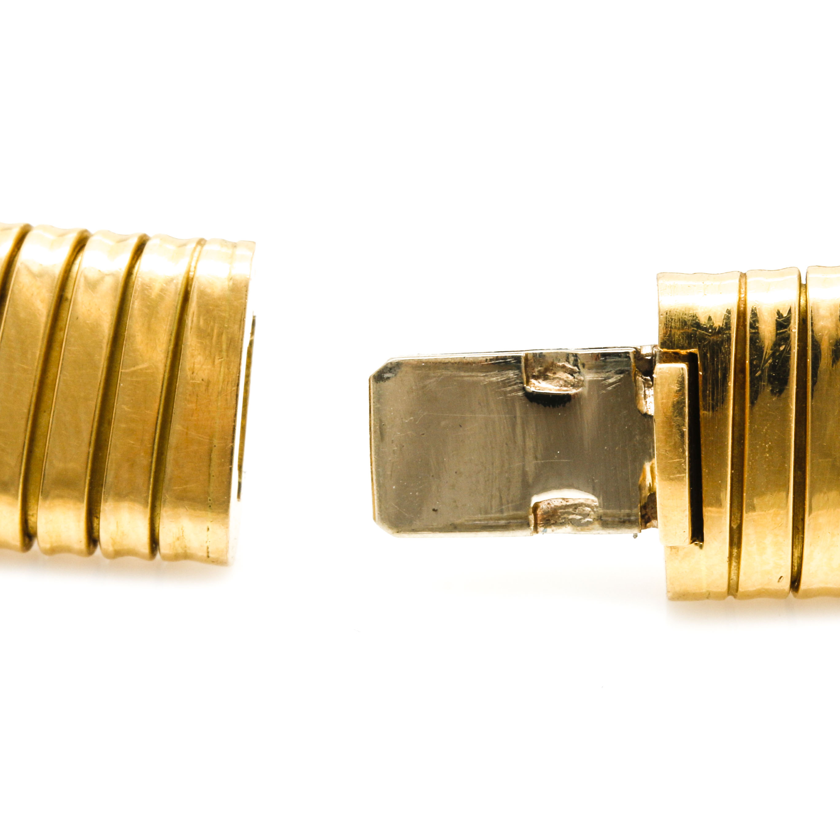 18K Yellow Gold 10.25 CTW Ruby and 1.50 CTW Diamond Omega Necklace