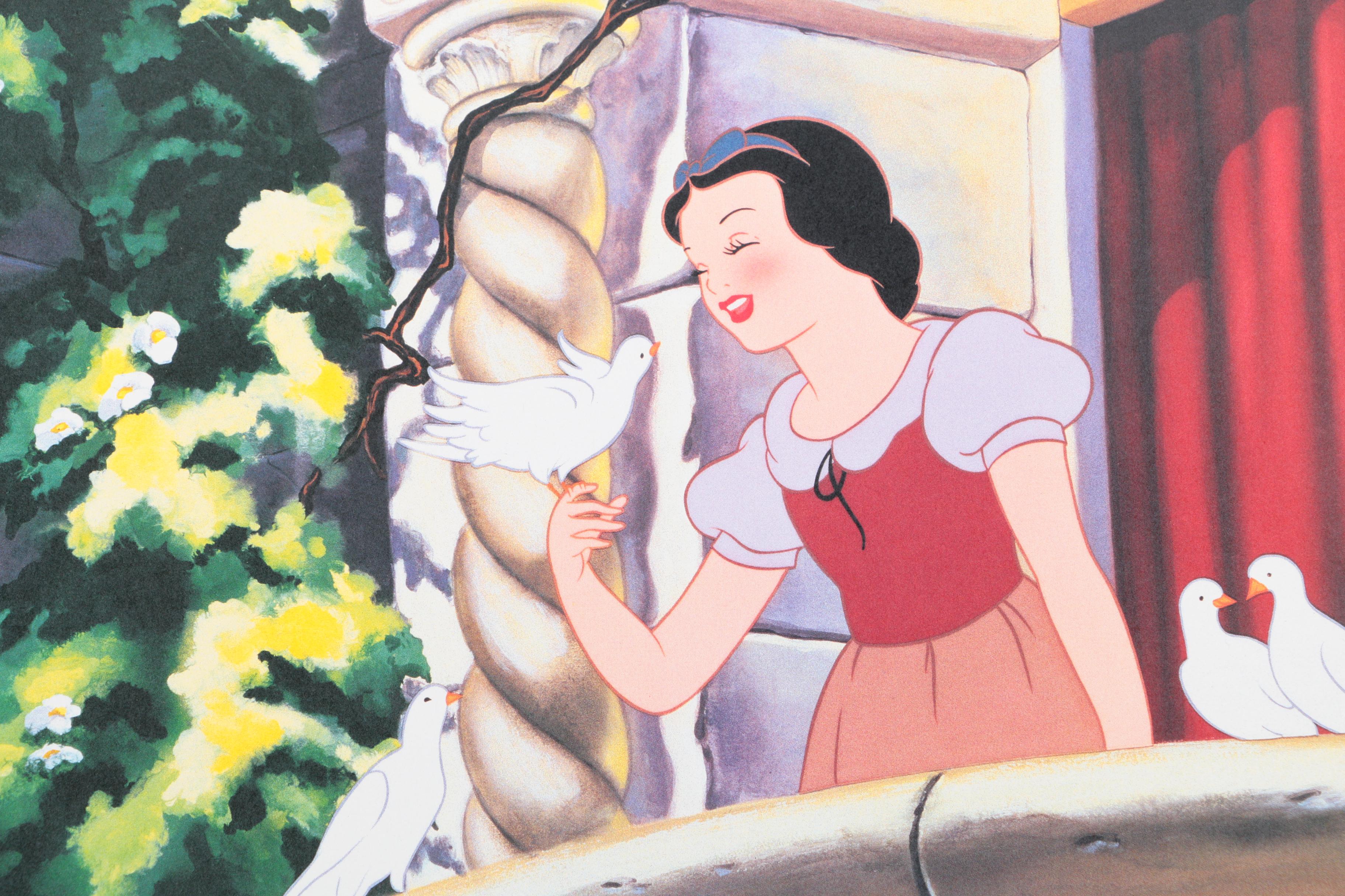 Collection of Unframed Snow White Offset Lithographs