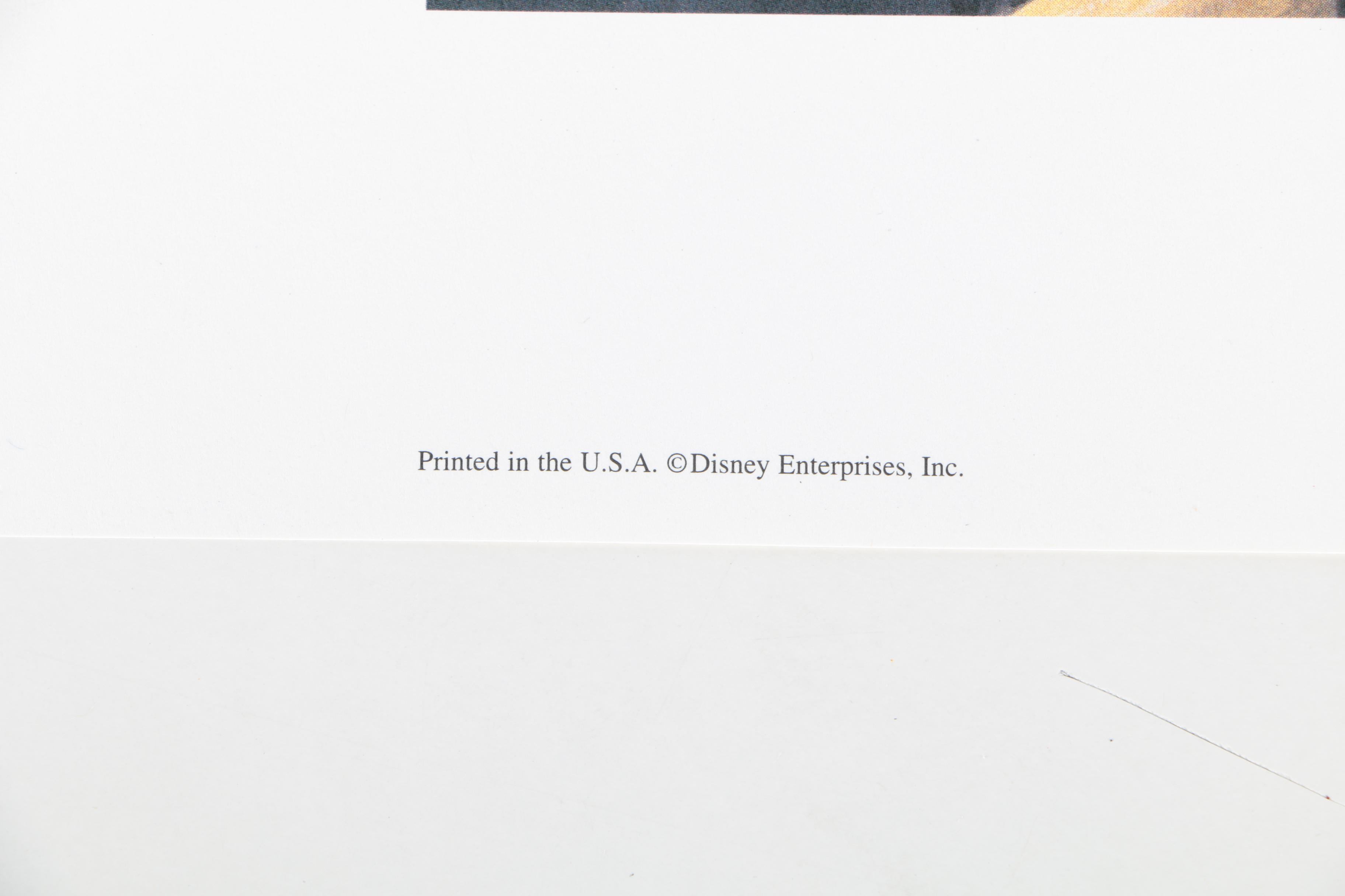 Collection of Unframed Snow White Offset Lithographs