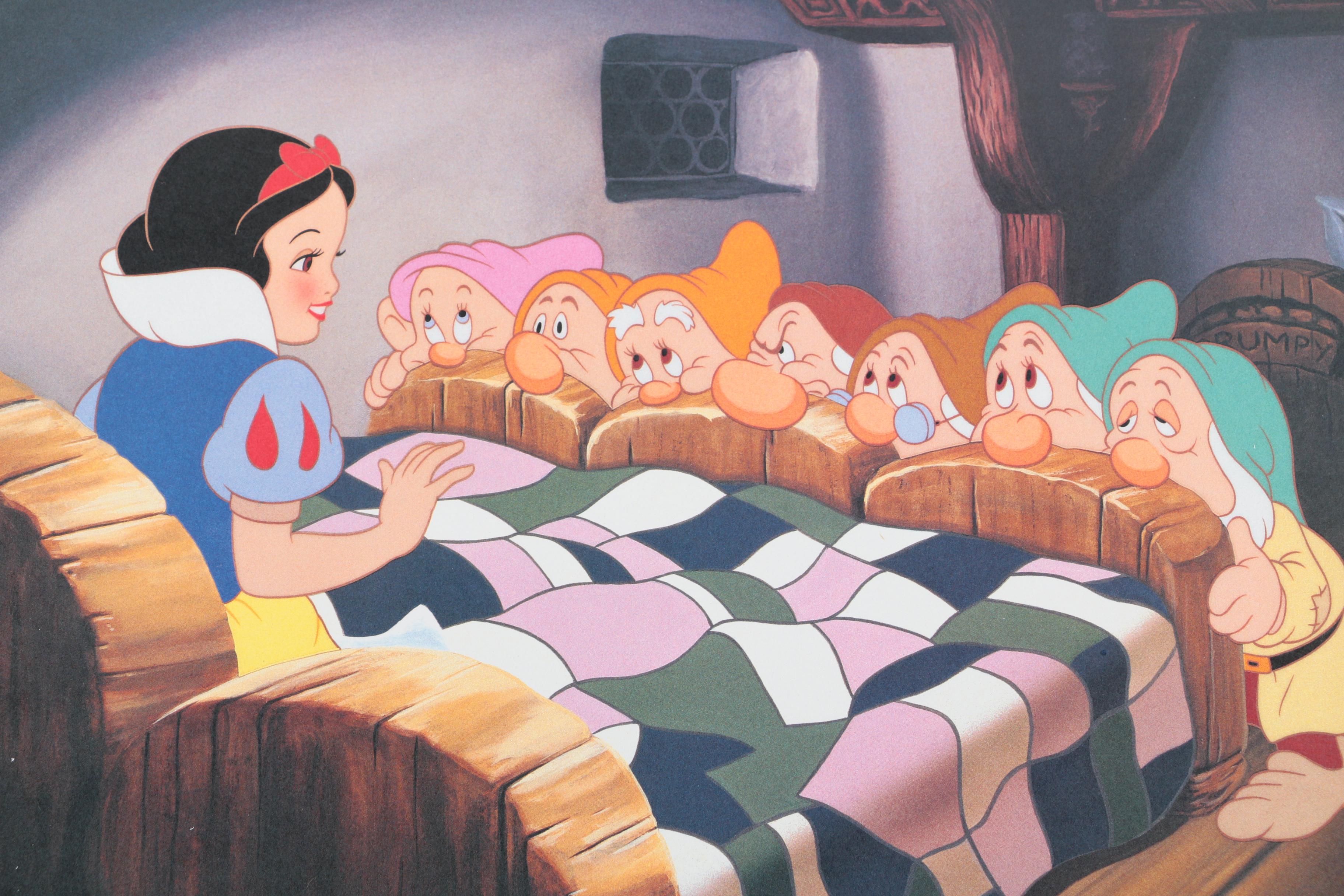 Collection of Unframed Snow White Offset Lithographs