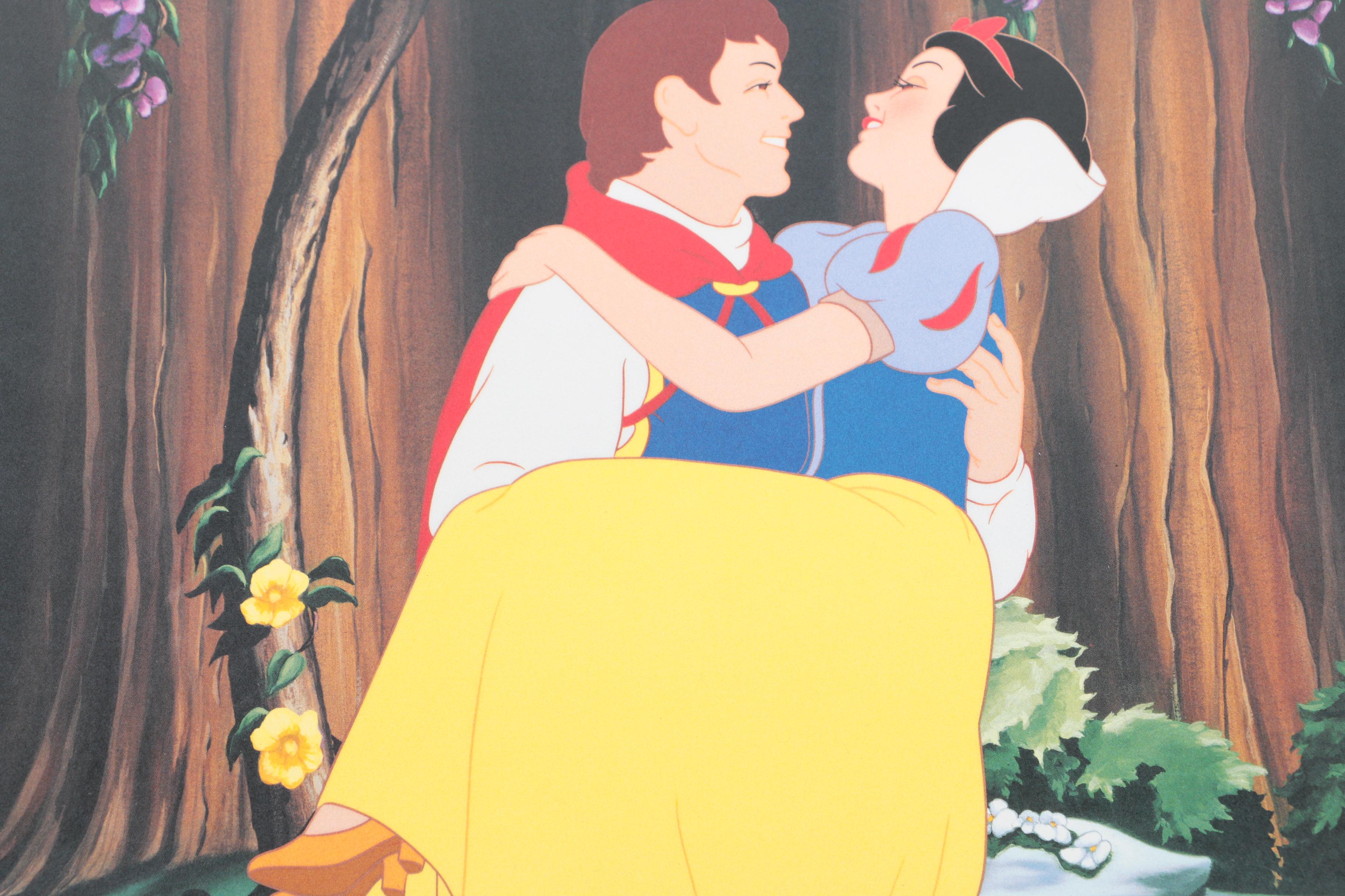 Collection of Unframed Snow White Offset Lithographs