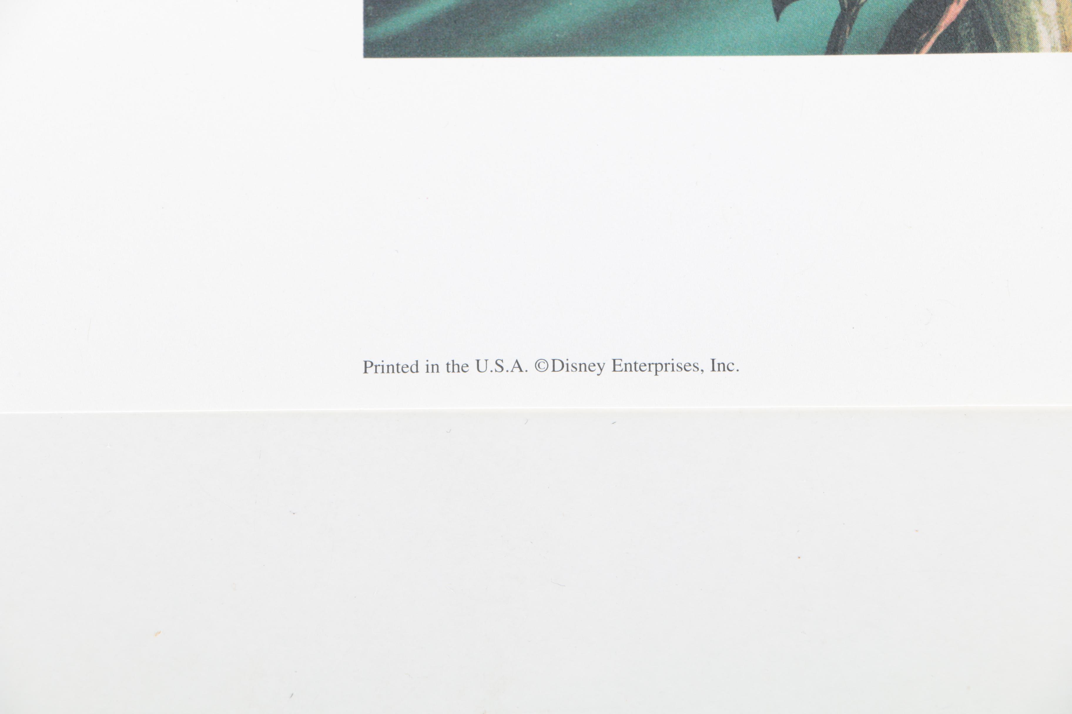 Collection of Unframed Snow White Offset Lithographs