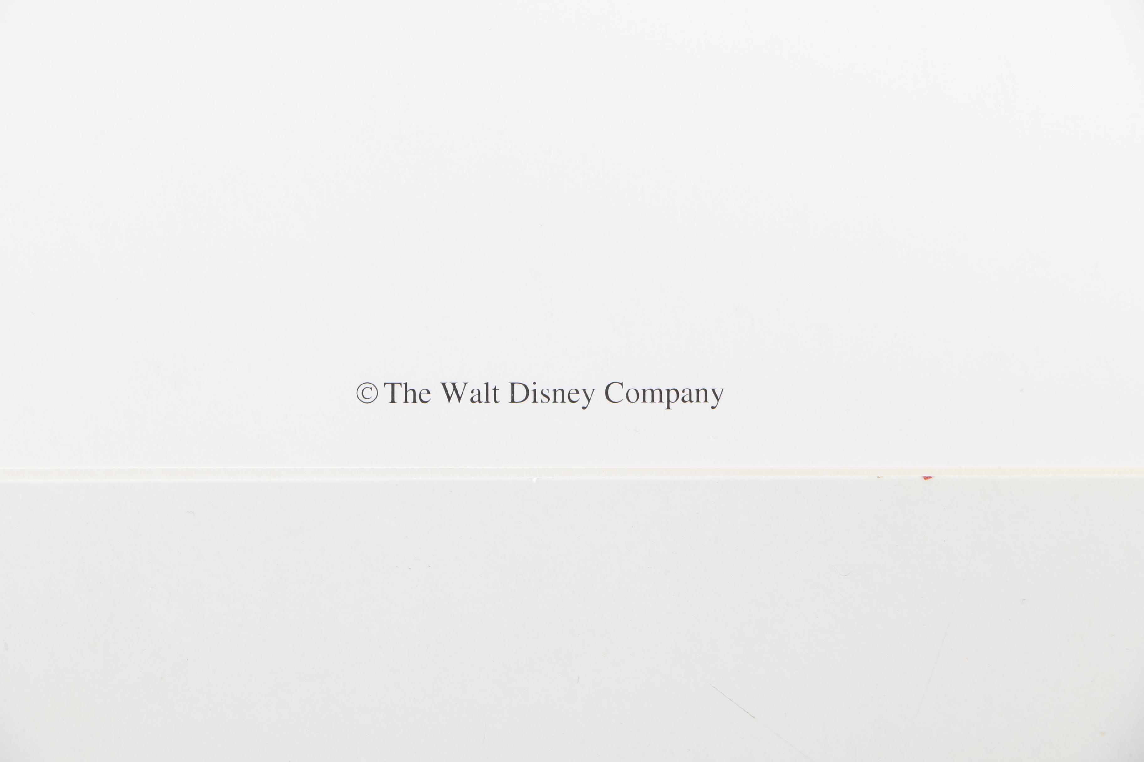 Offset Lithograph From The Walt Disney Company "Pinocchio"