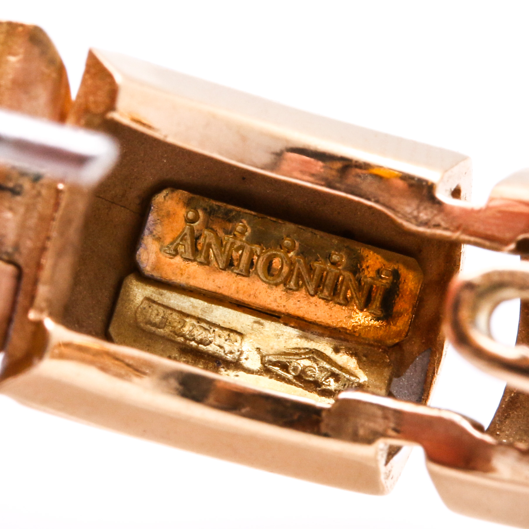 Antonini 18K Two Tone Gold 2.20 CTW Diamond Huggie Earrings