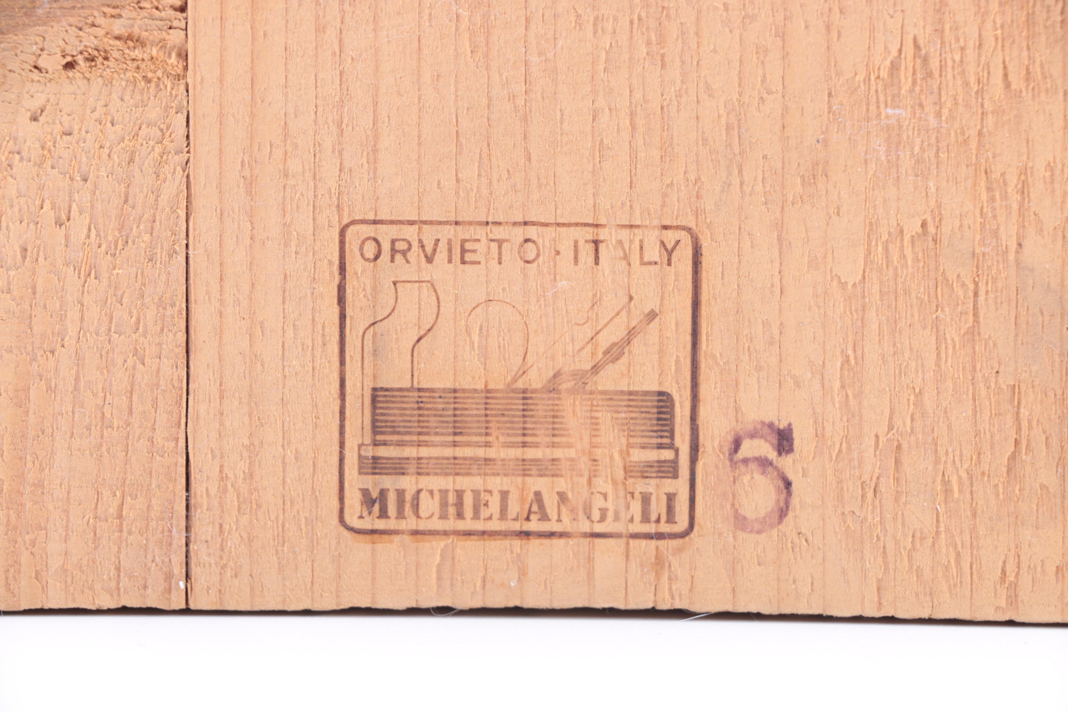 Carved Wooden Figurine of Cats