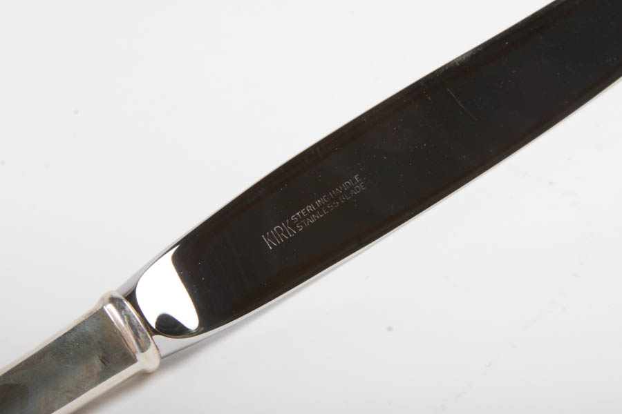 S. Kirk & Son Monogrammed Sterling Silver Flatware