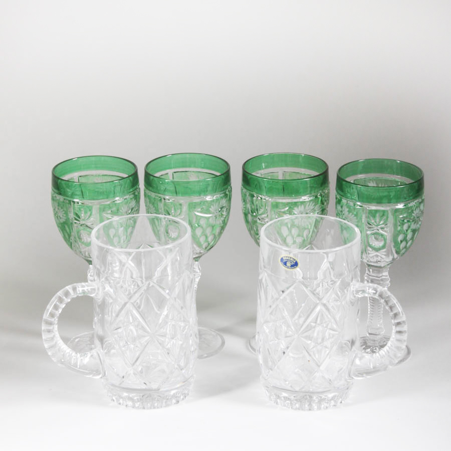 Vintage Bohemia Czech Republic Crystal Barware