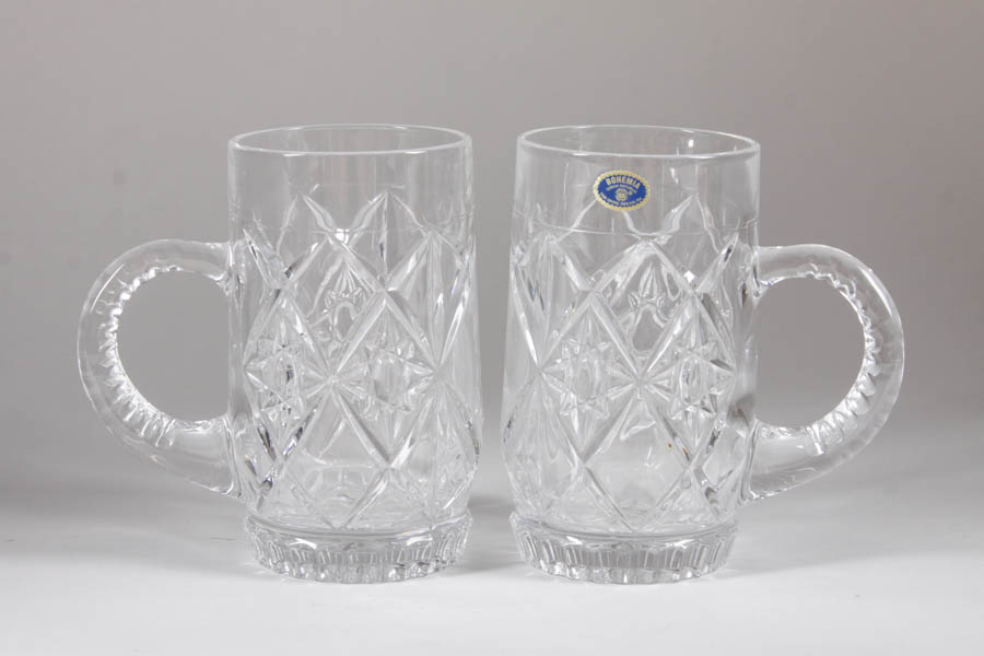 Vintage Bohemia Czech Republic Crystal Barware